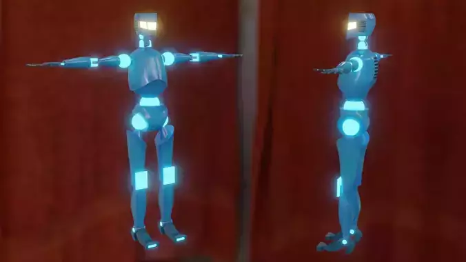 Humanoid Robot 3D model