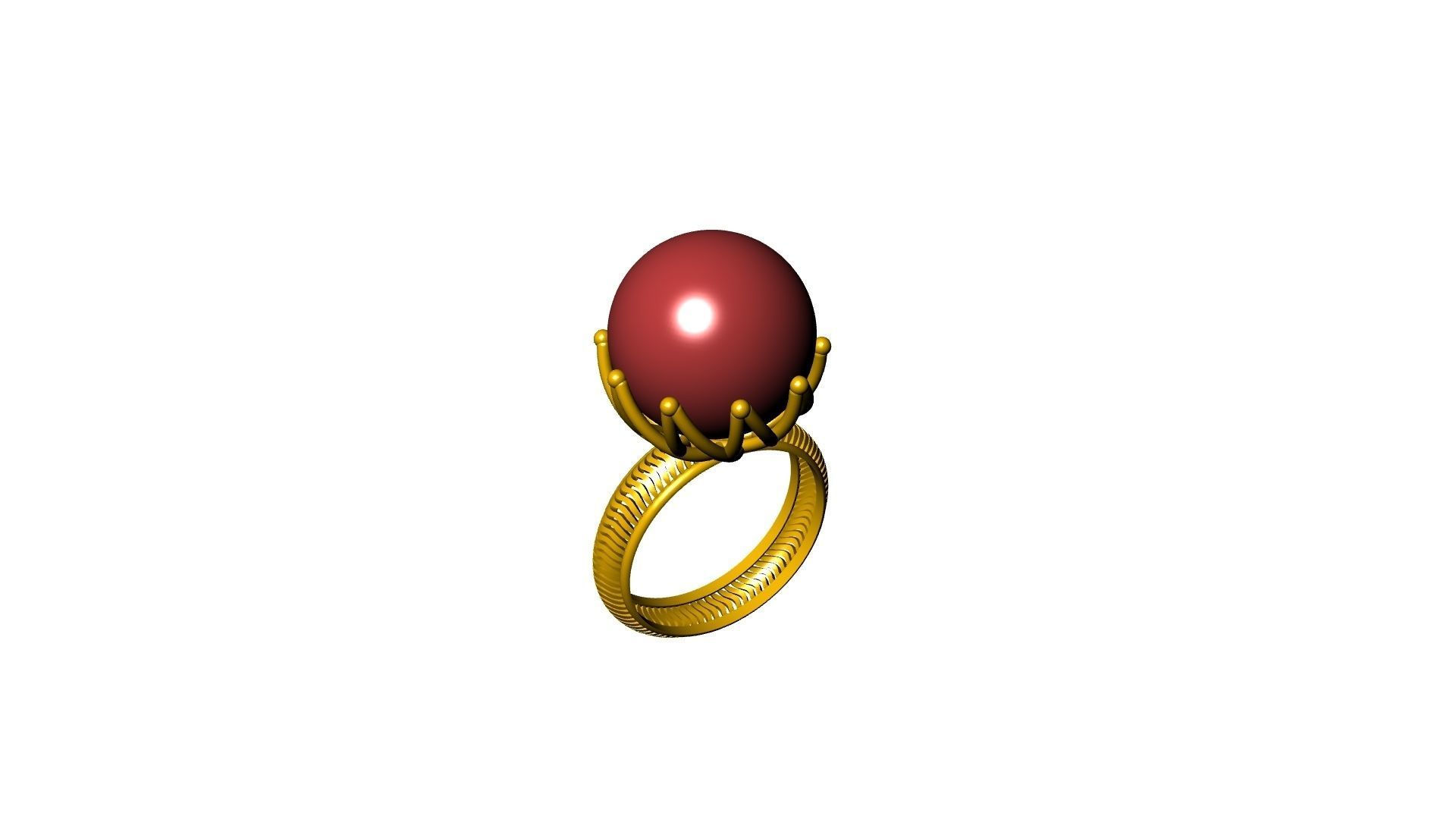 globe ring stl verified 3D print model_25