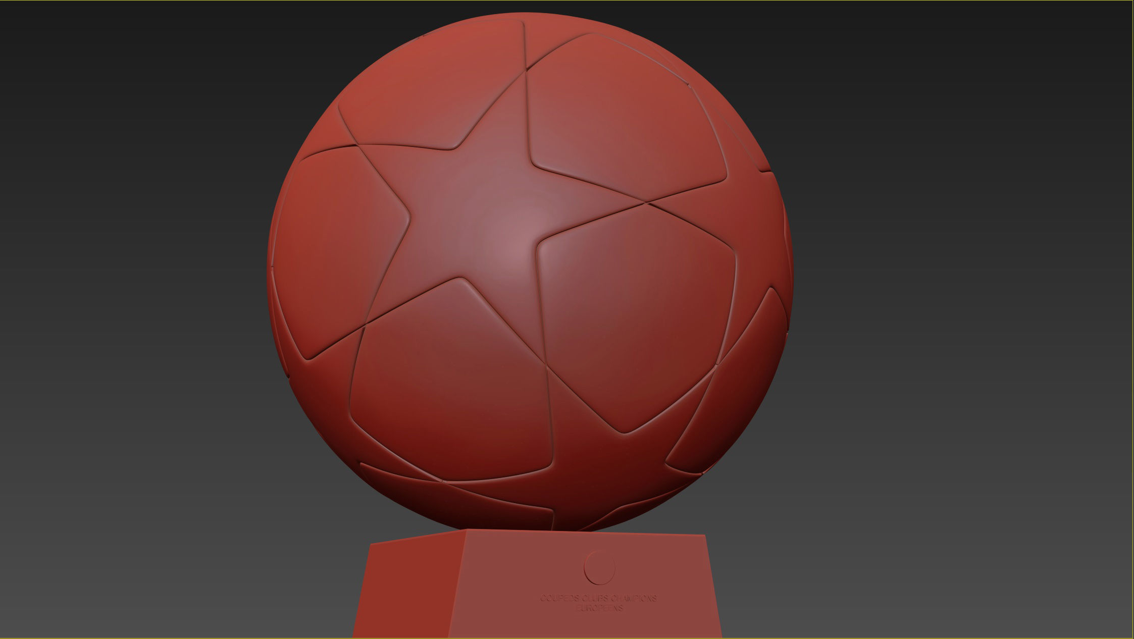 Champions League Ball  3D model_5