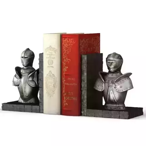 Knight Bust Book End