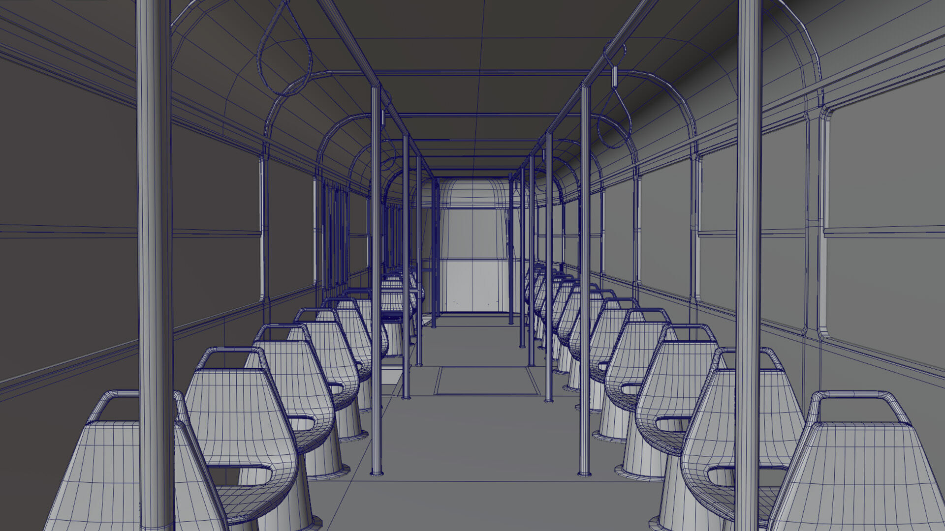 Prague tram 3D model_13