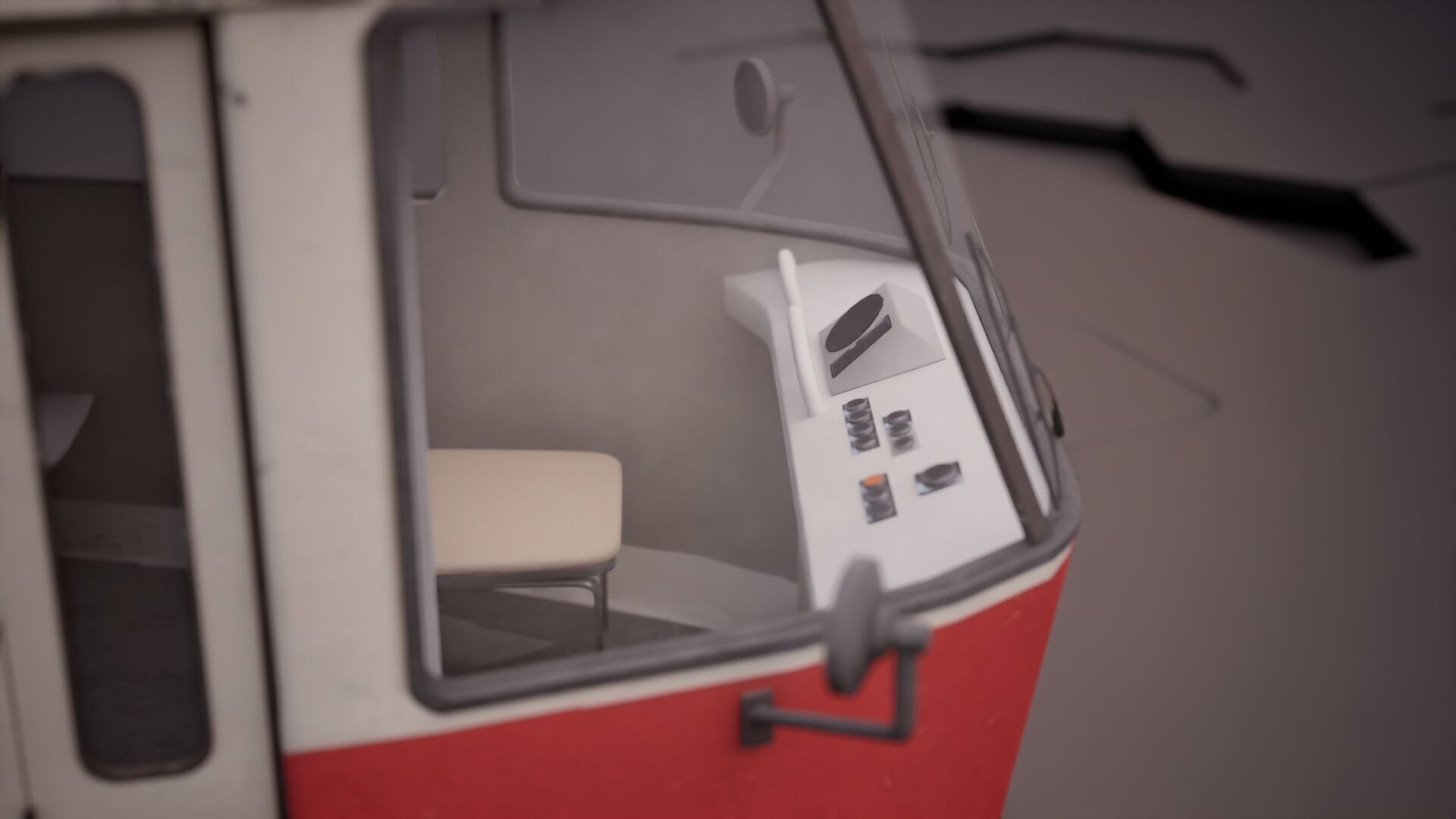 Prague tram 3D model_6