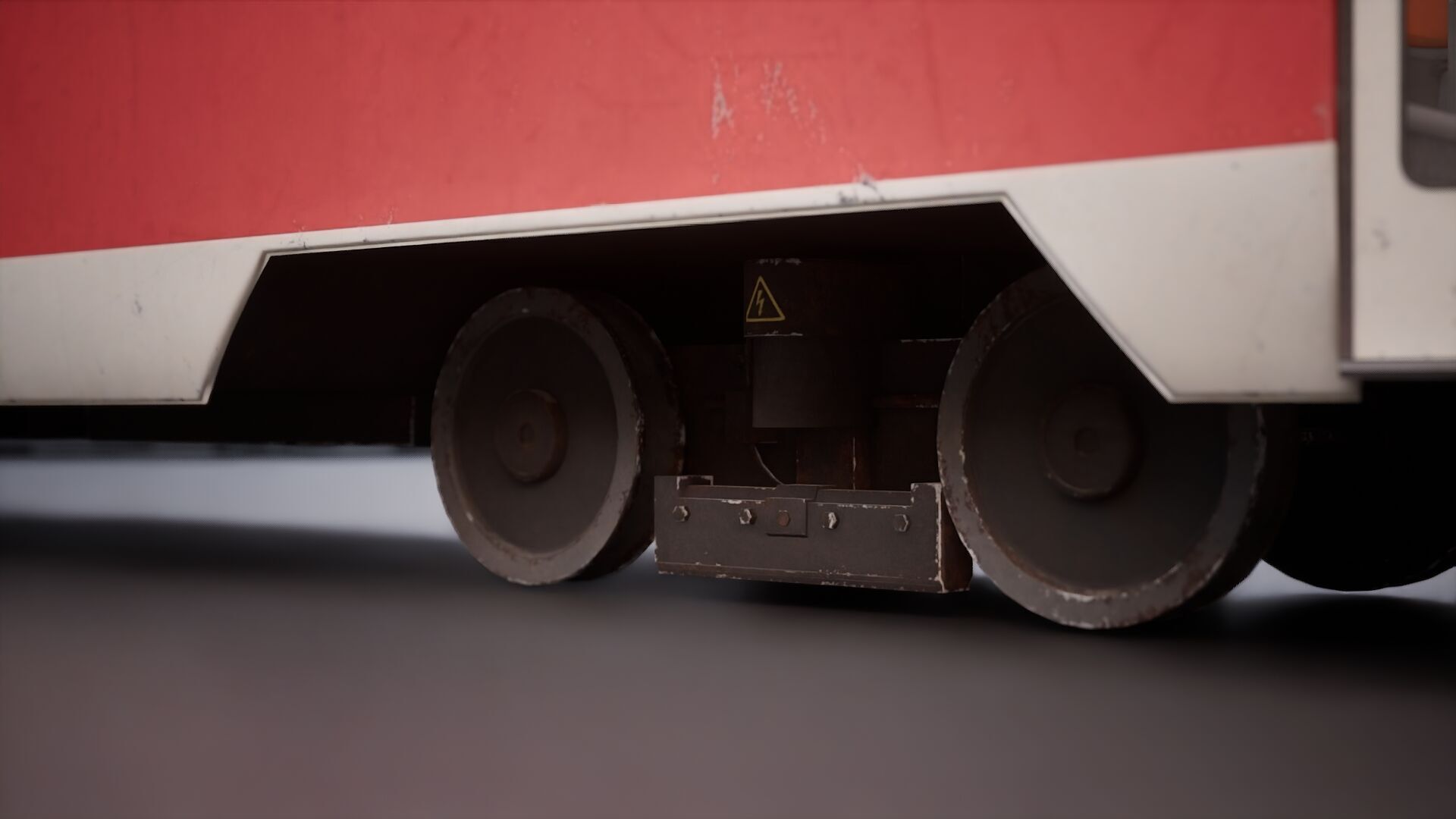 Prague tram 3D model_8