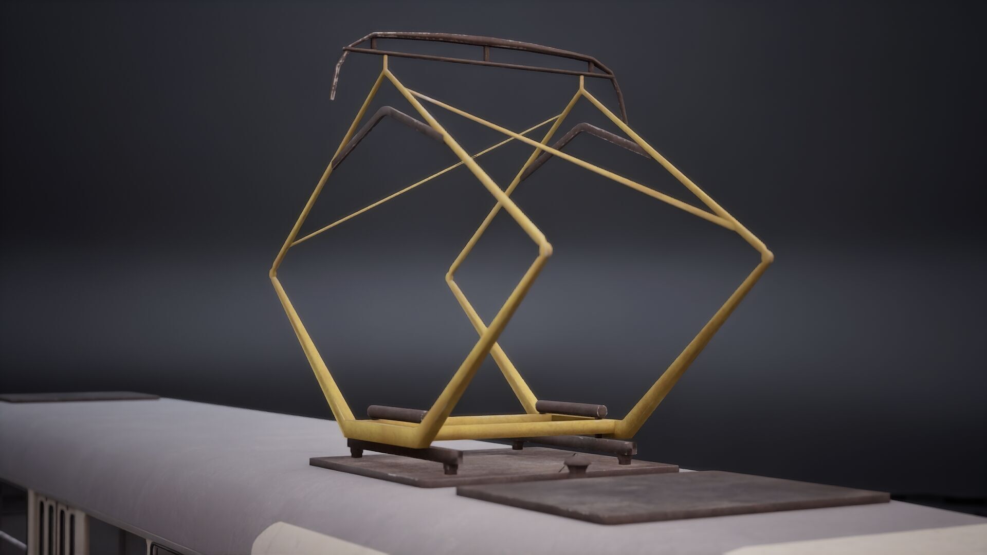 Prague tram 3D model_11