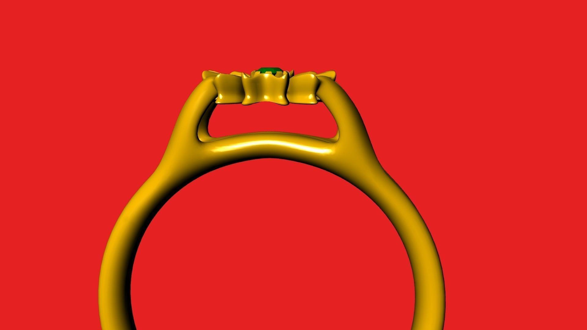 flower diamond ring stl verified 3D print model_10