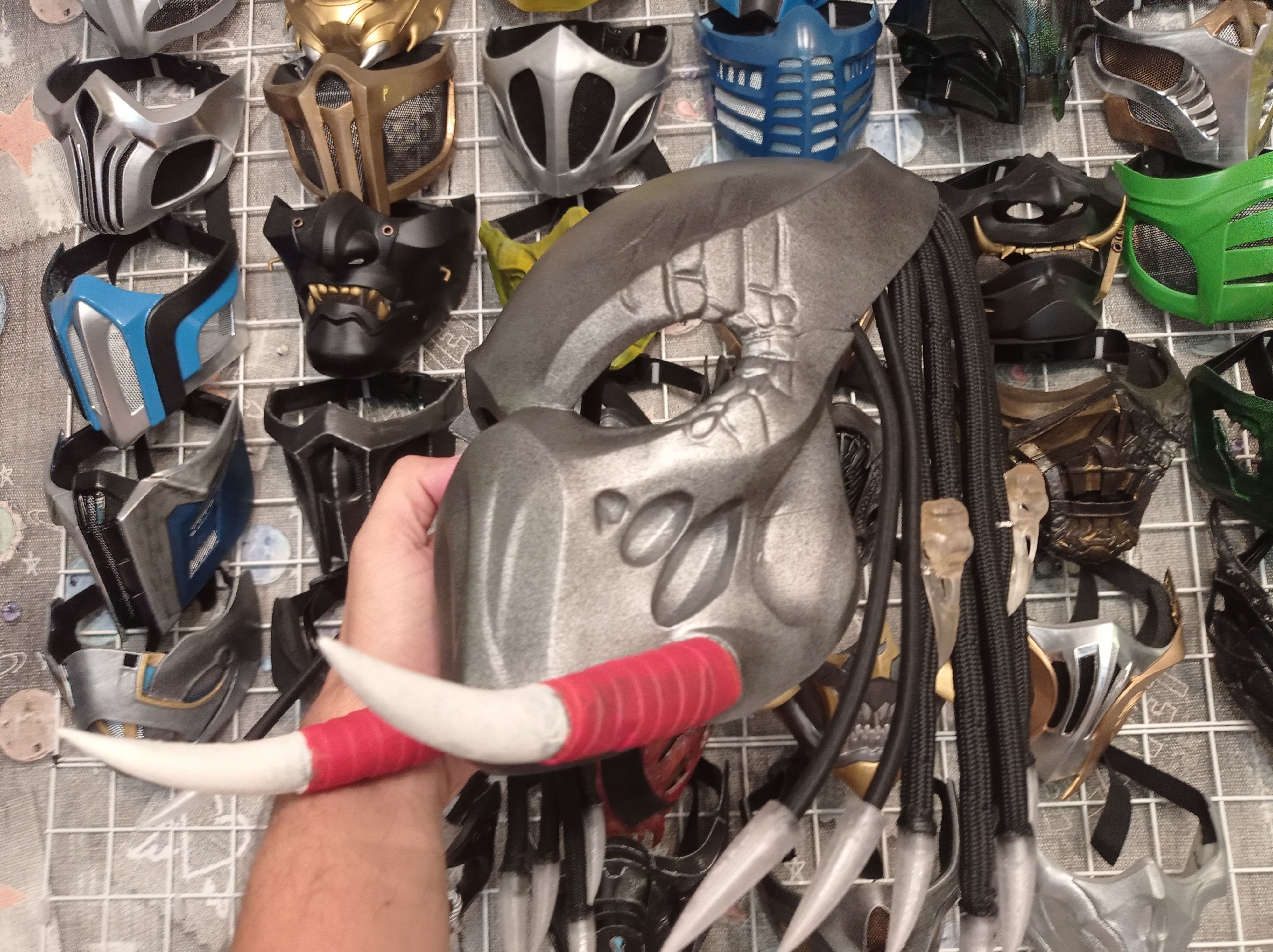 Predator Tracker  mask Shaman 3D print model_11