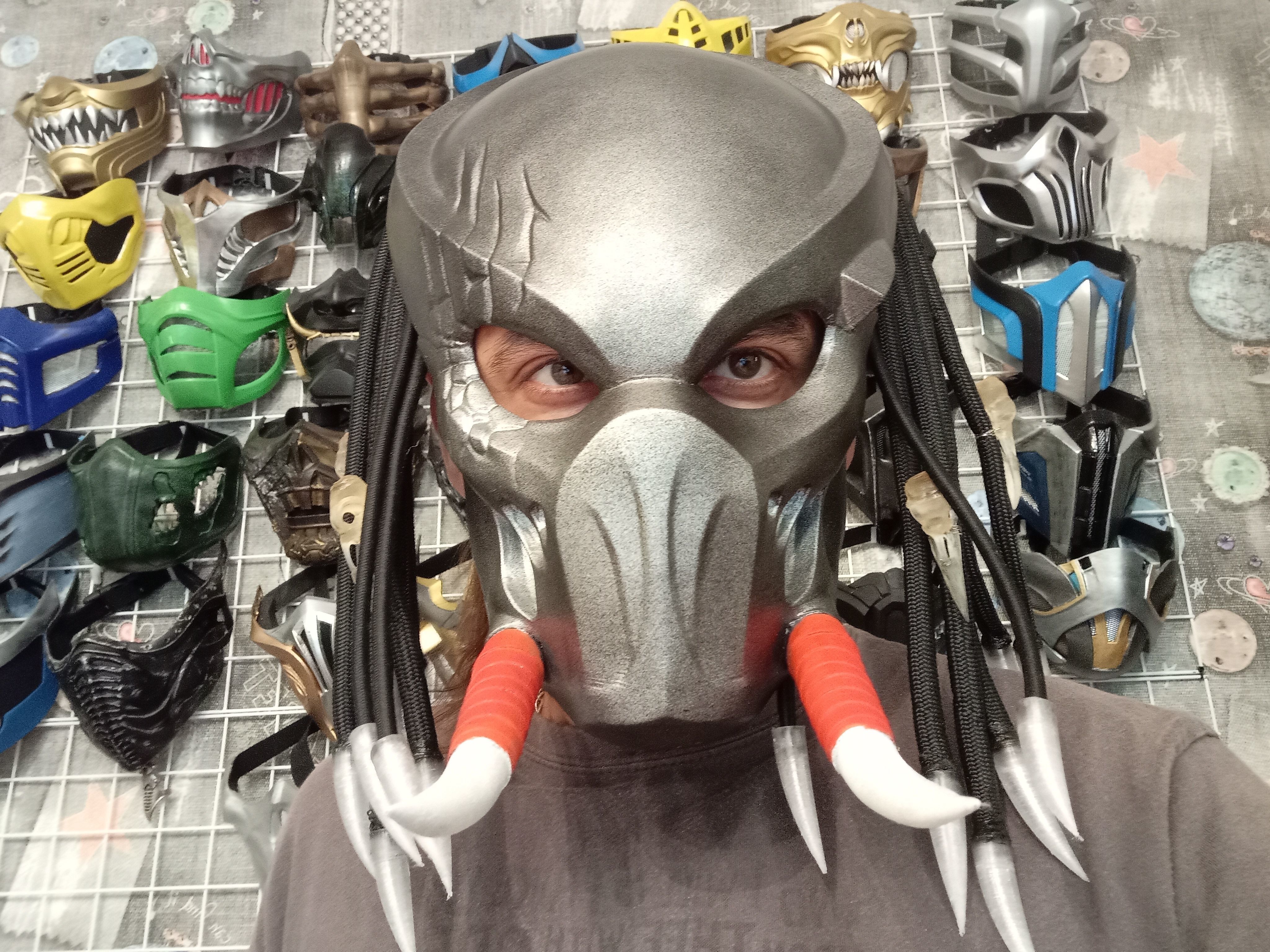 Predator Tracker  mask Shaman 3D print model_2