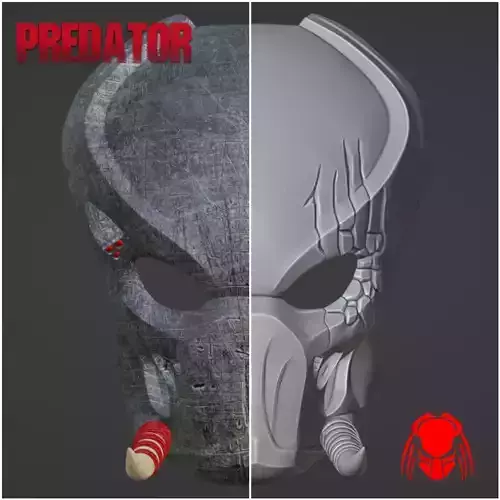 Predator Tracker  mask Shaman 3D print model