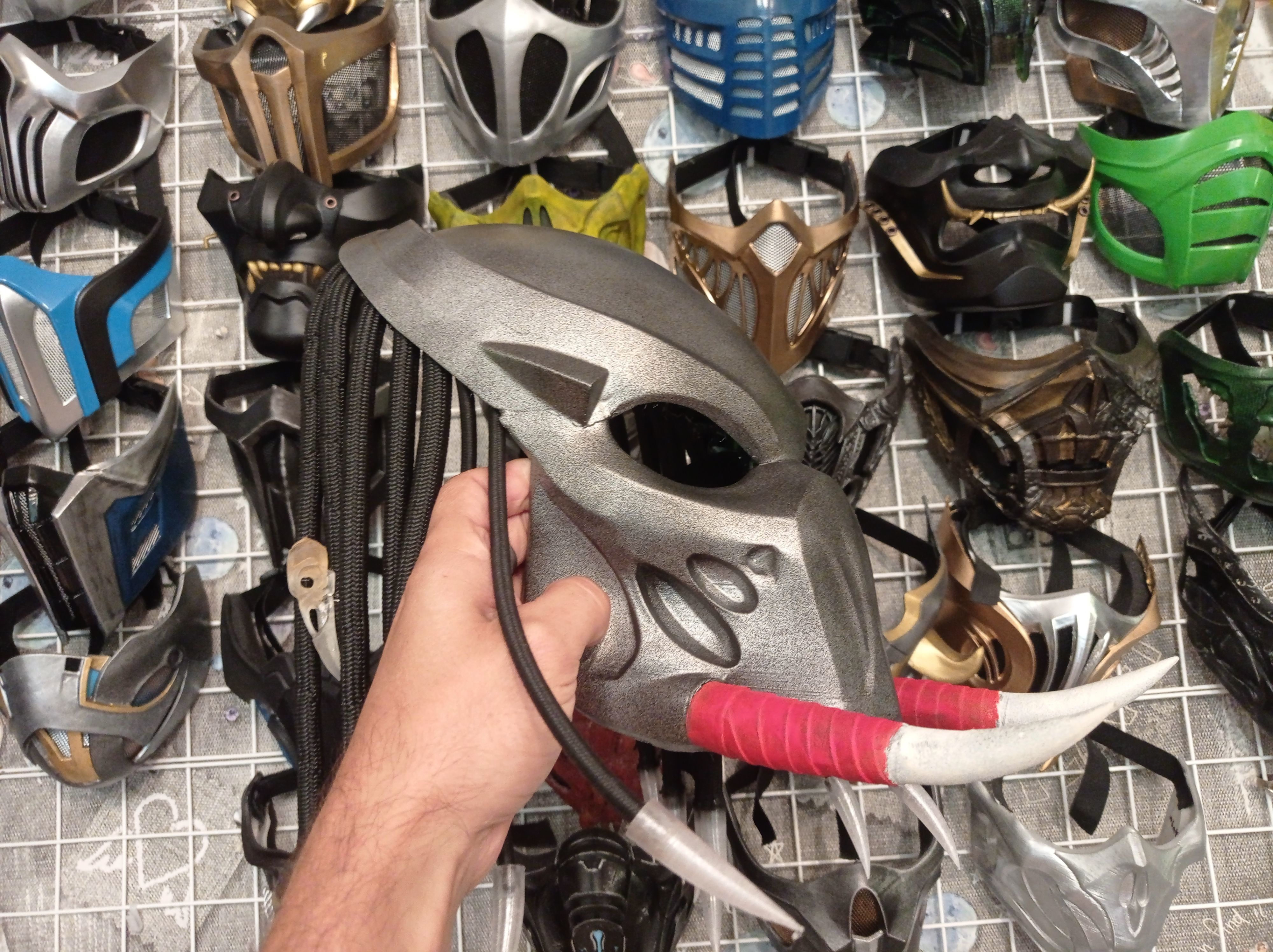 Predator Tracker  mask Shaman 3D print model_10