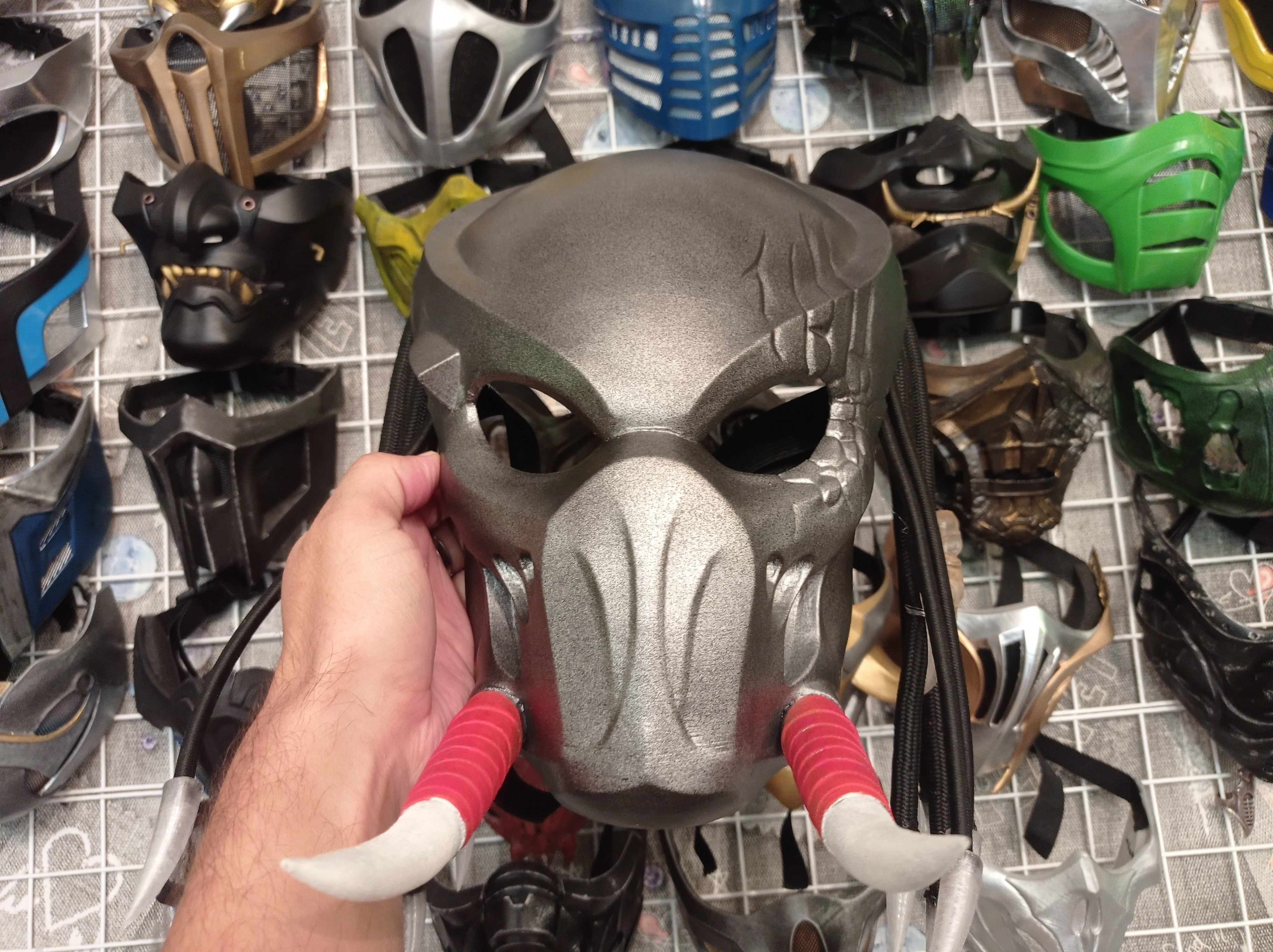 Predator Tracker  mask Shaman 3D print model_12