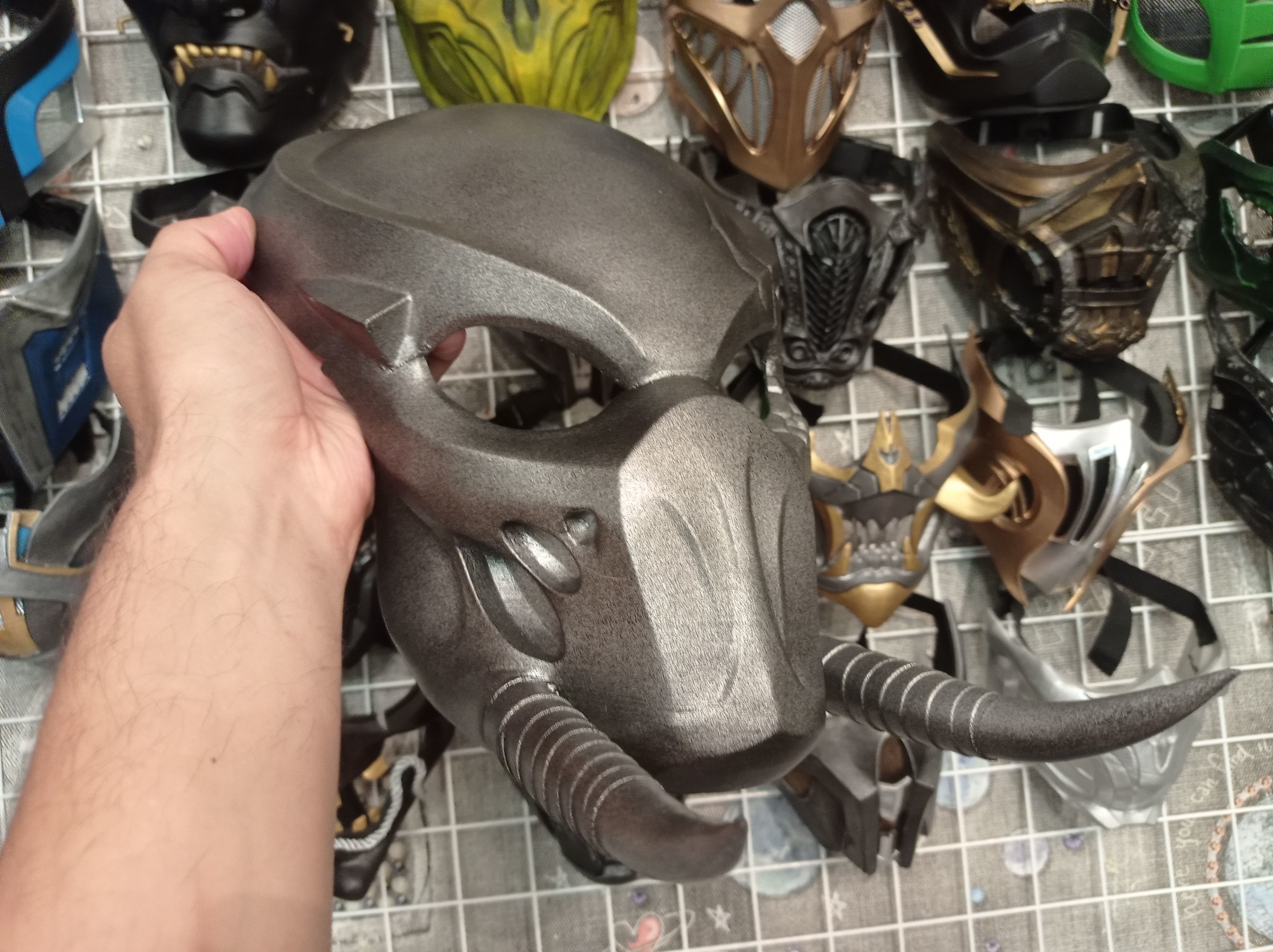 Predator Tracker  mask Shaman 3D print model_14