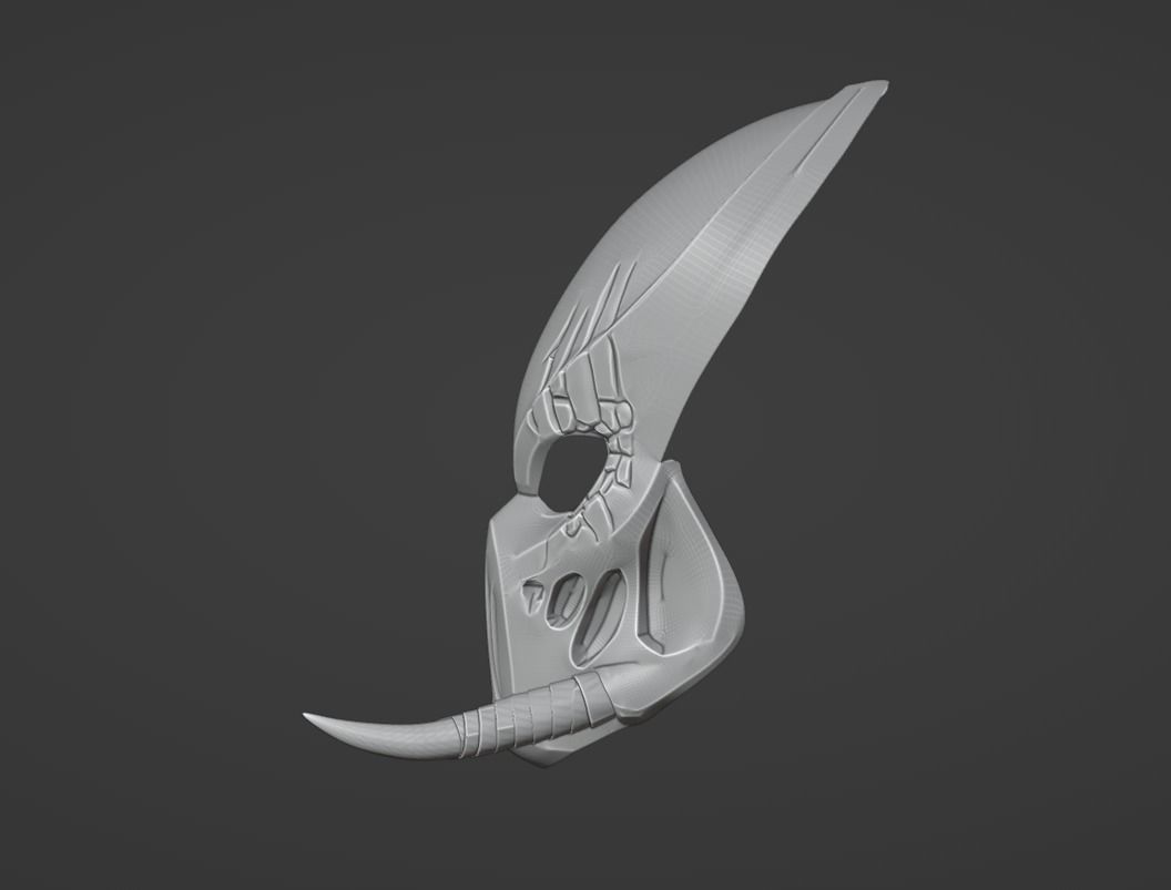 Predator Tracker  mask Shaman 3D print model_22
