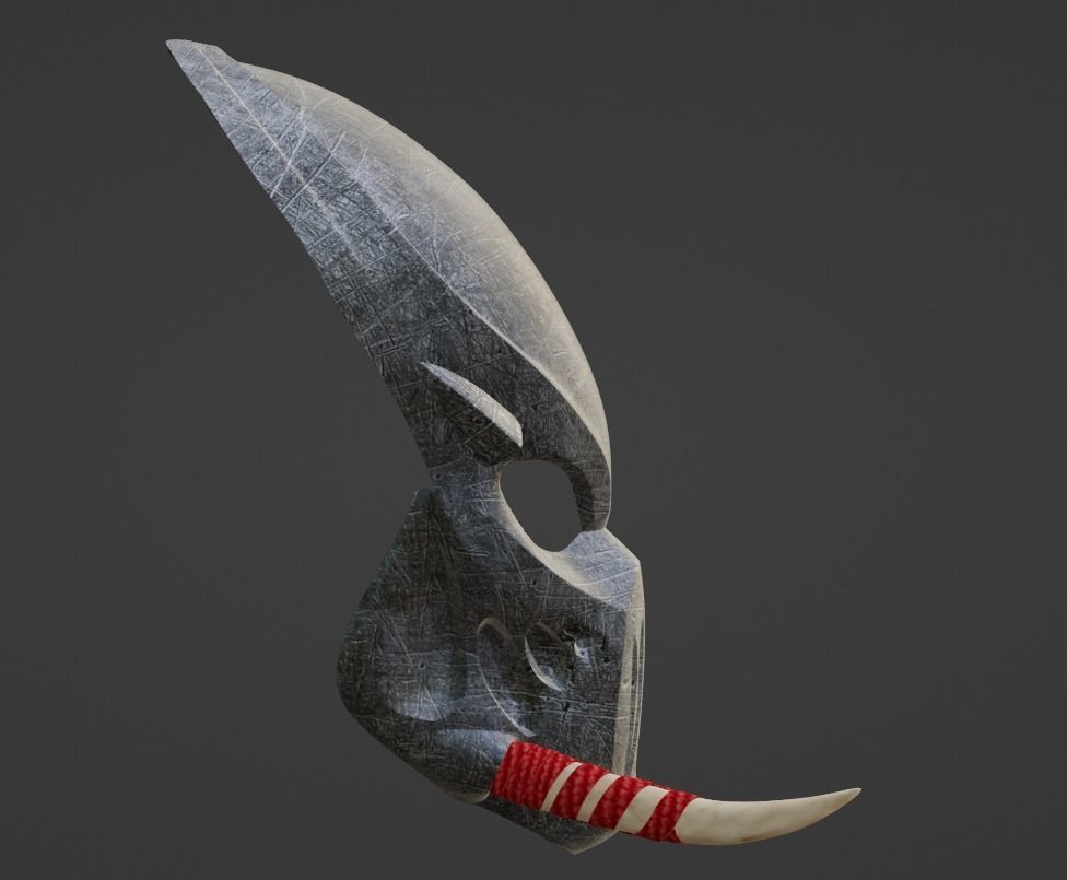 Predator Tracker  mask Shaman 3D print model_18