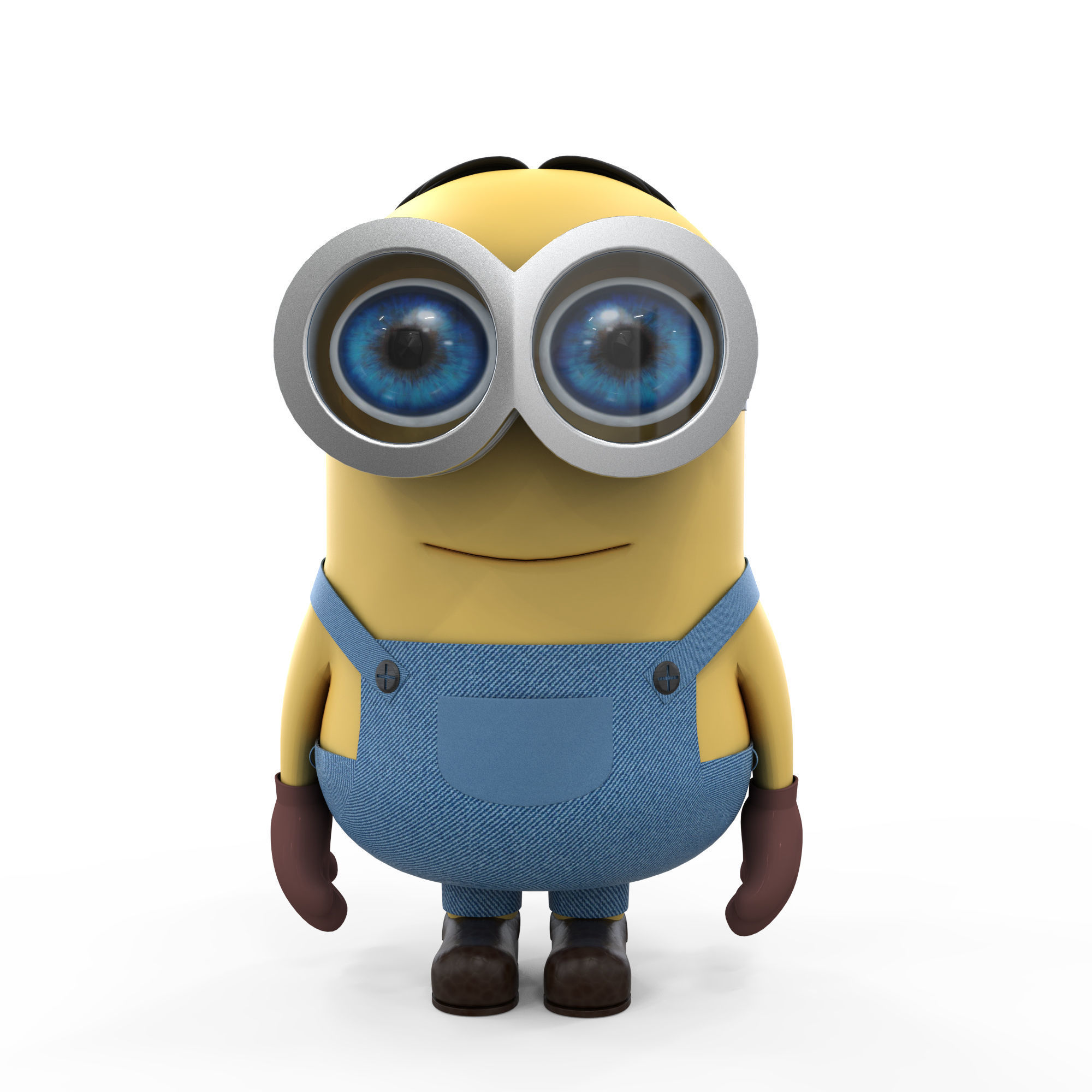 MINION Free low-poly 3D model_2