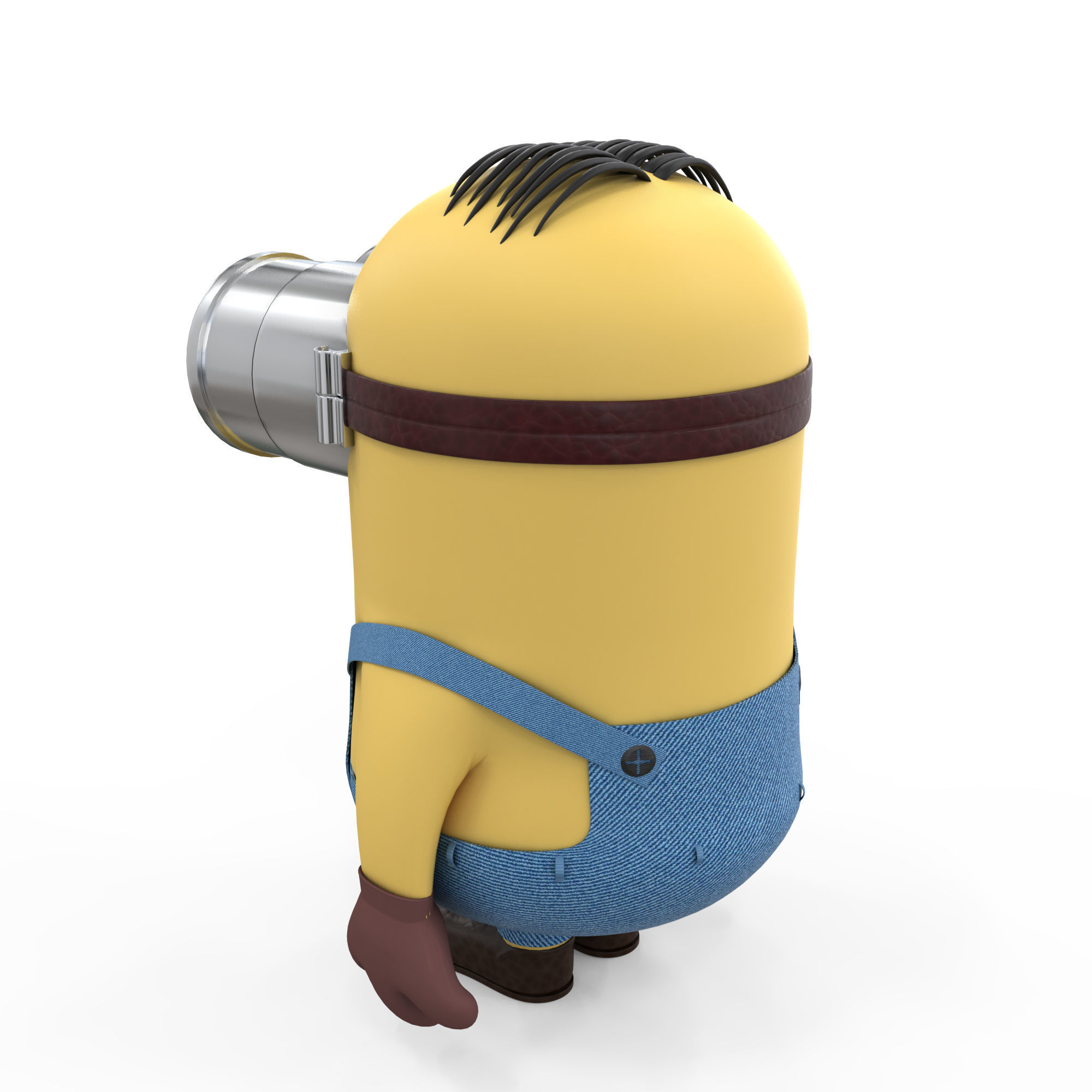 MINION Free low-poly 3D model_3