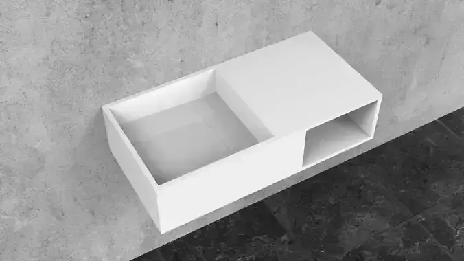 Modern Basin 800 x 400 x 200 3D model
