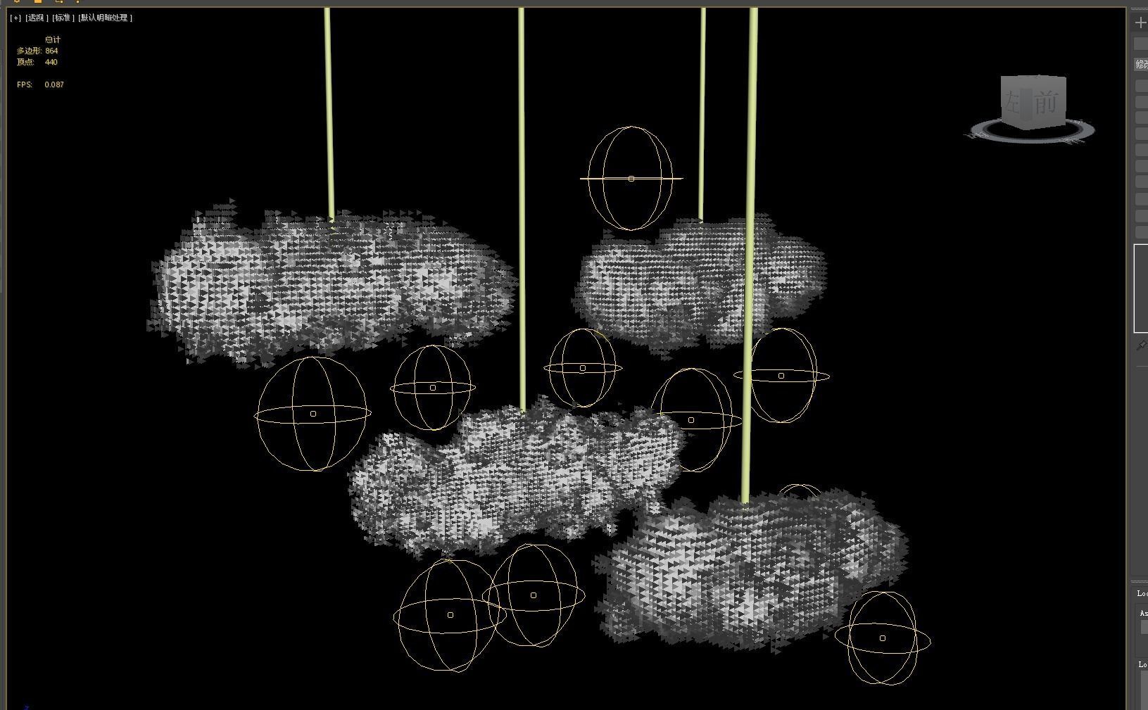 CG rock head mountain model download Low-poly 3D model_5