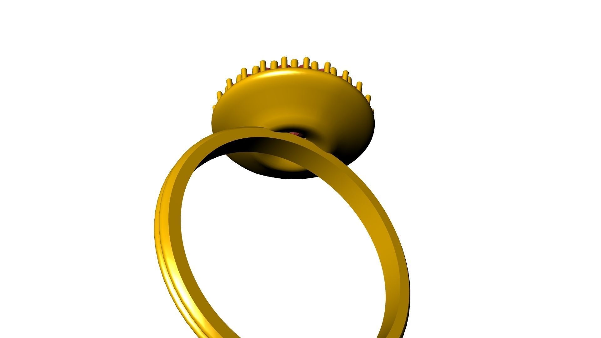 claw setting diamond halo ring stl verified 3D print model_18