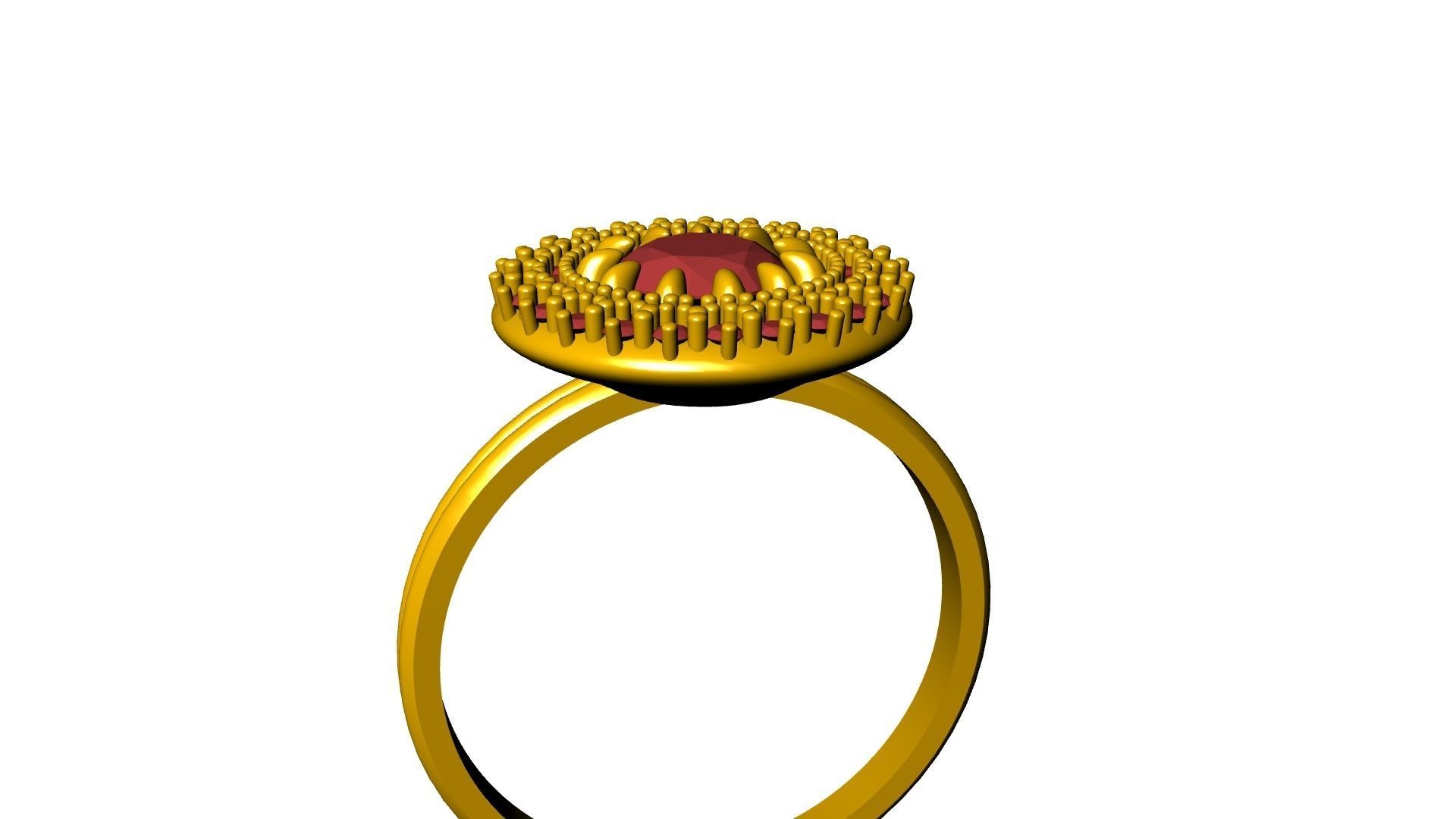 claw setting diamond halo ring stl verified 3D print model_17