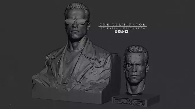 Bust The Terminator 