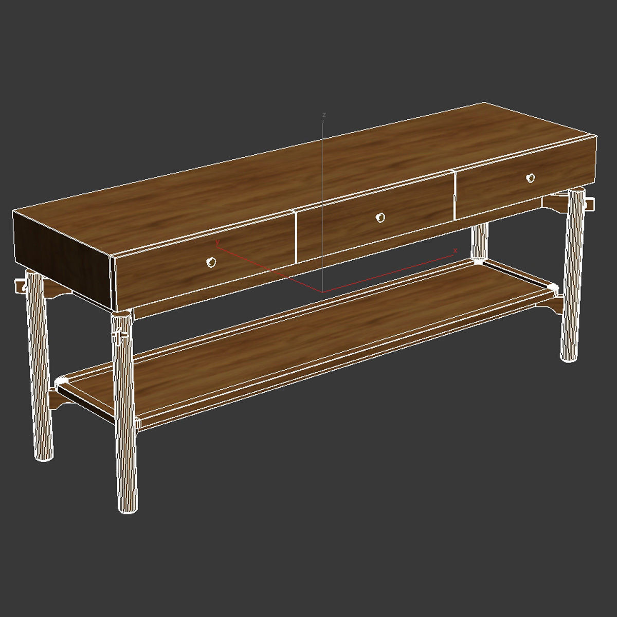 Rs collection Bora console 3D model_6