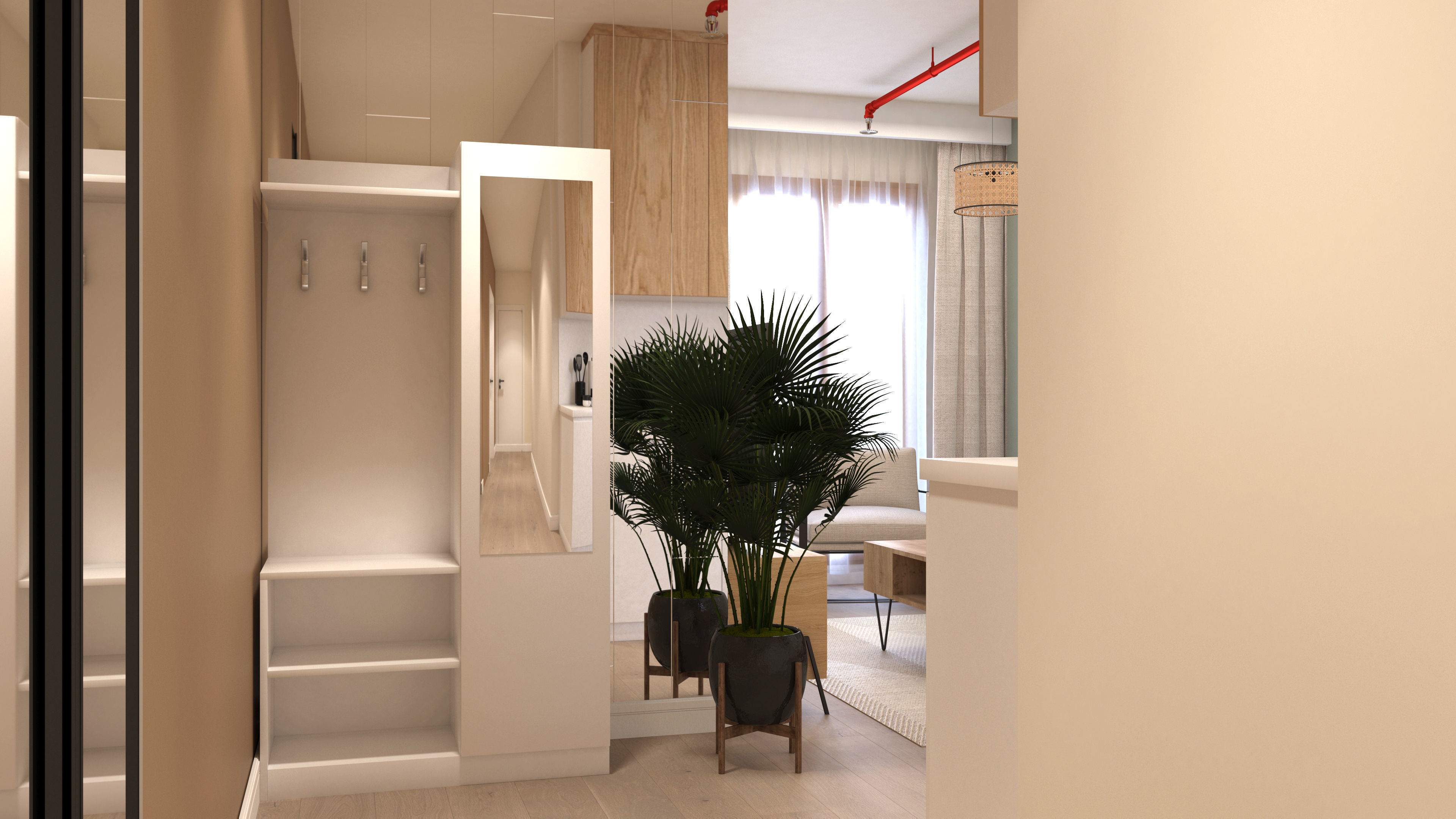 2 pcs 2plus1 Flats Apart Otel FGM 3D model_10