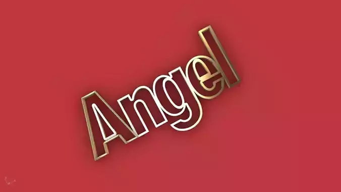 angel pendant  stl verified