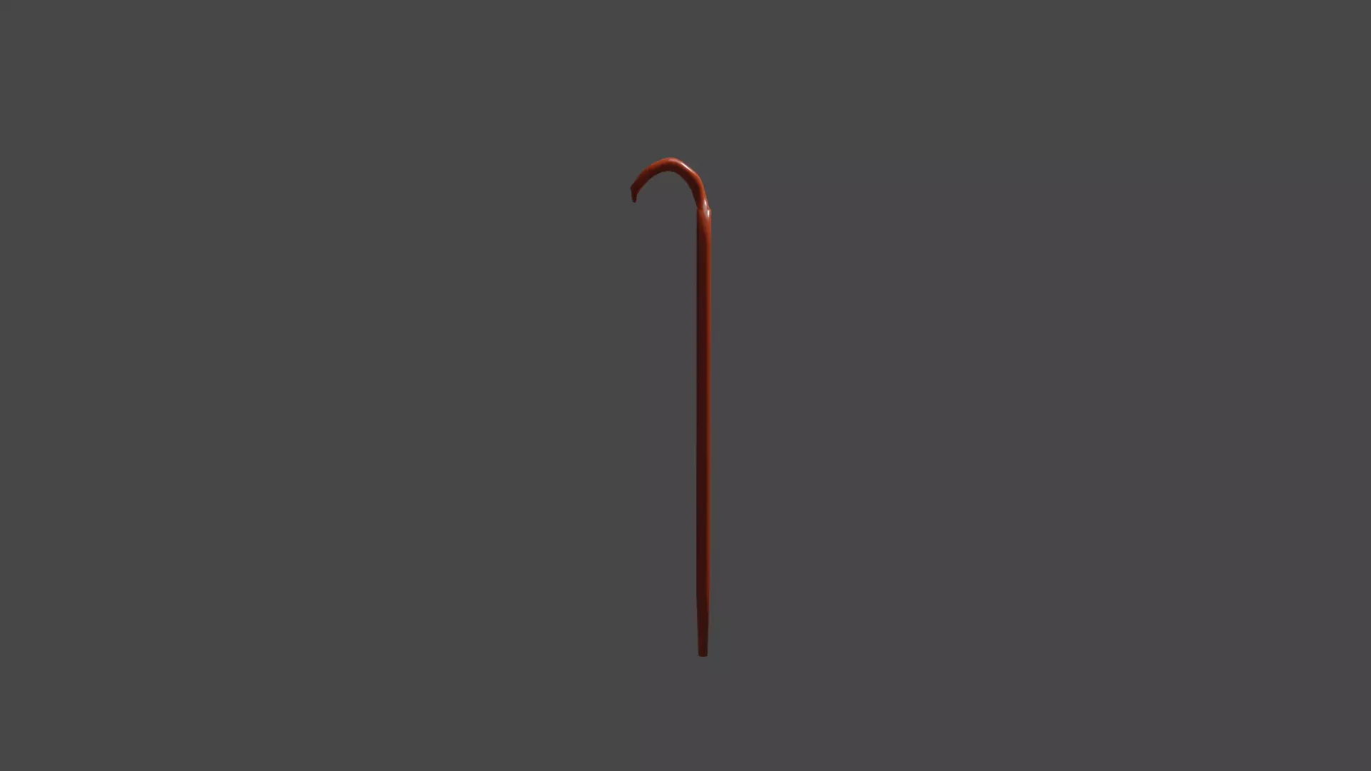 Wooden stick 3D model_0