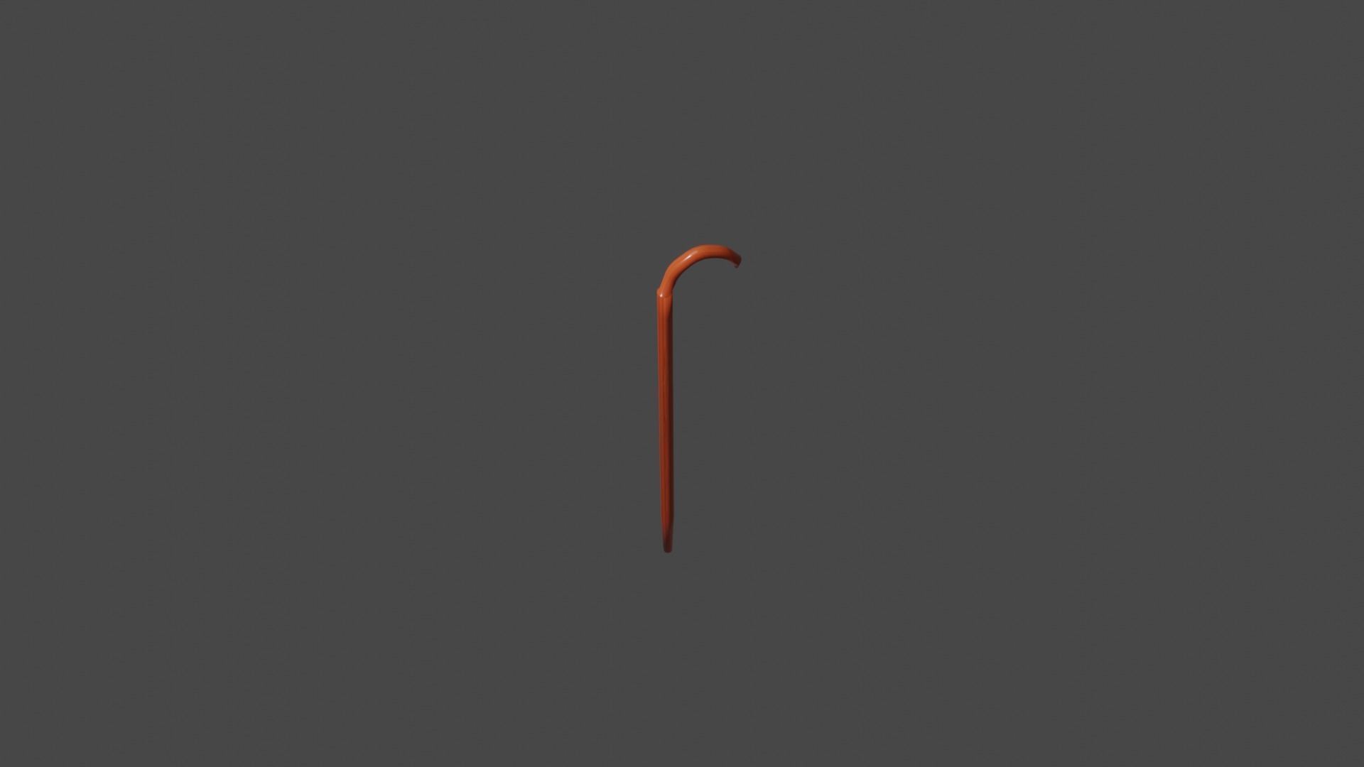 Wooden stick 3D model_1