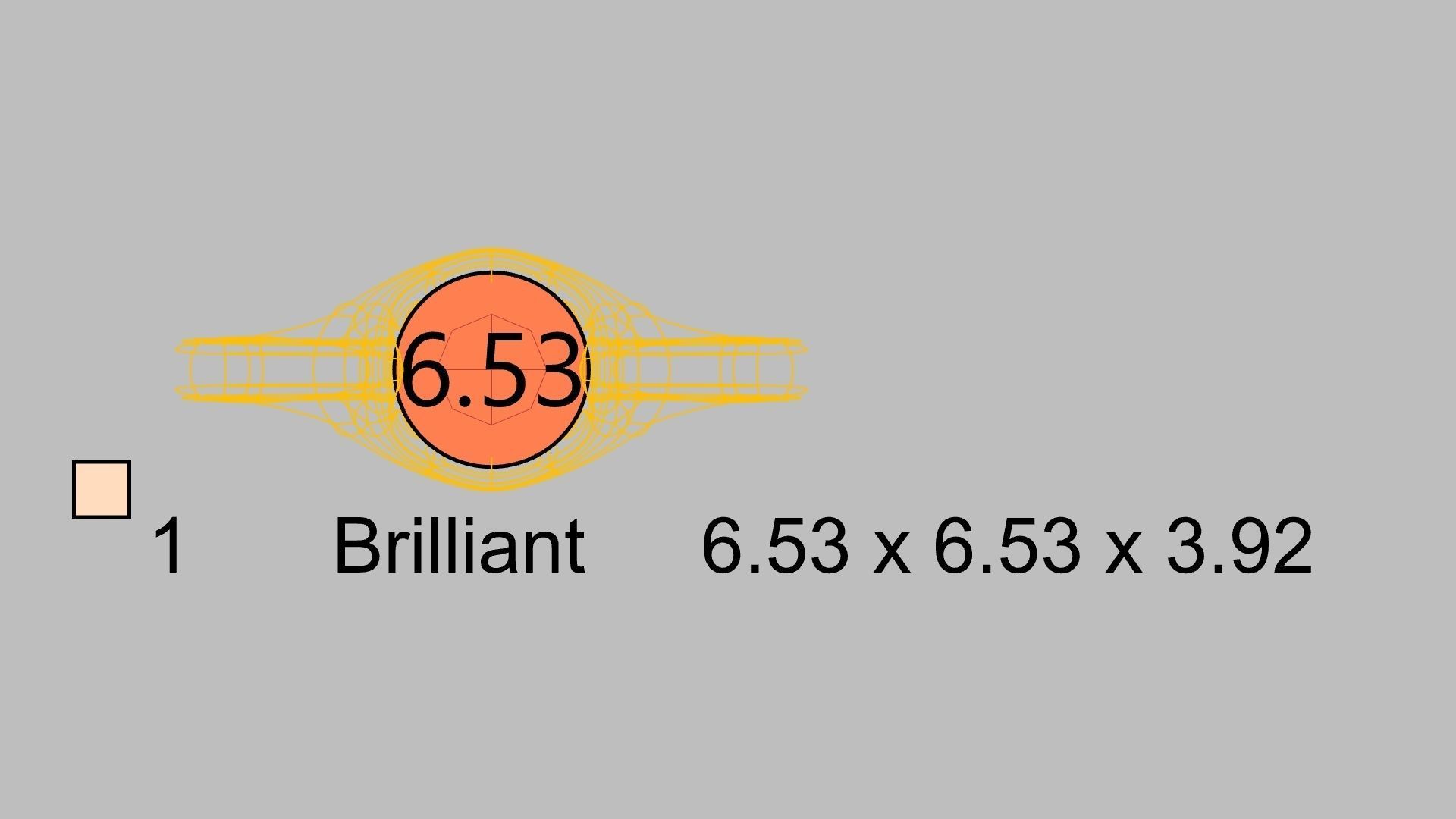 1 Carat Diamond Ring stl verified 3D print model_6