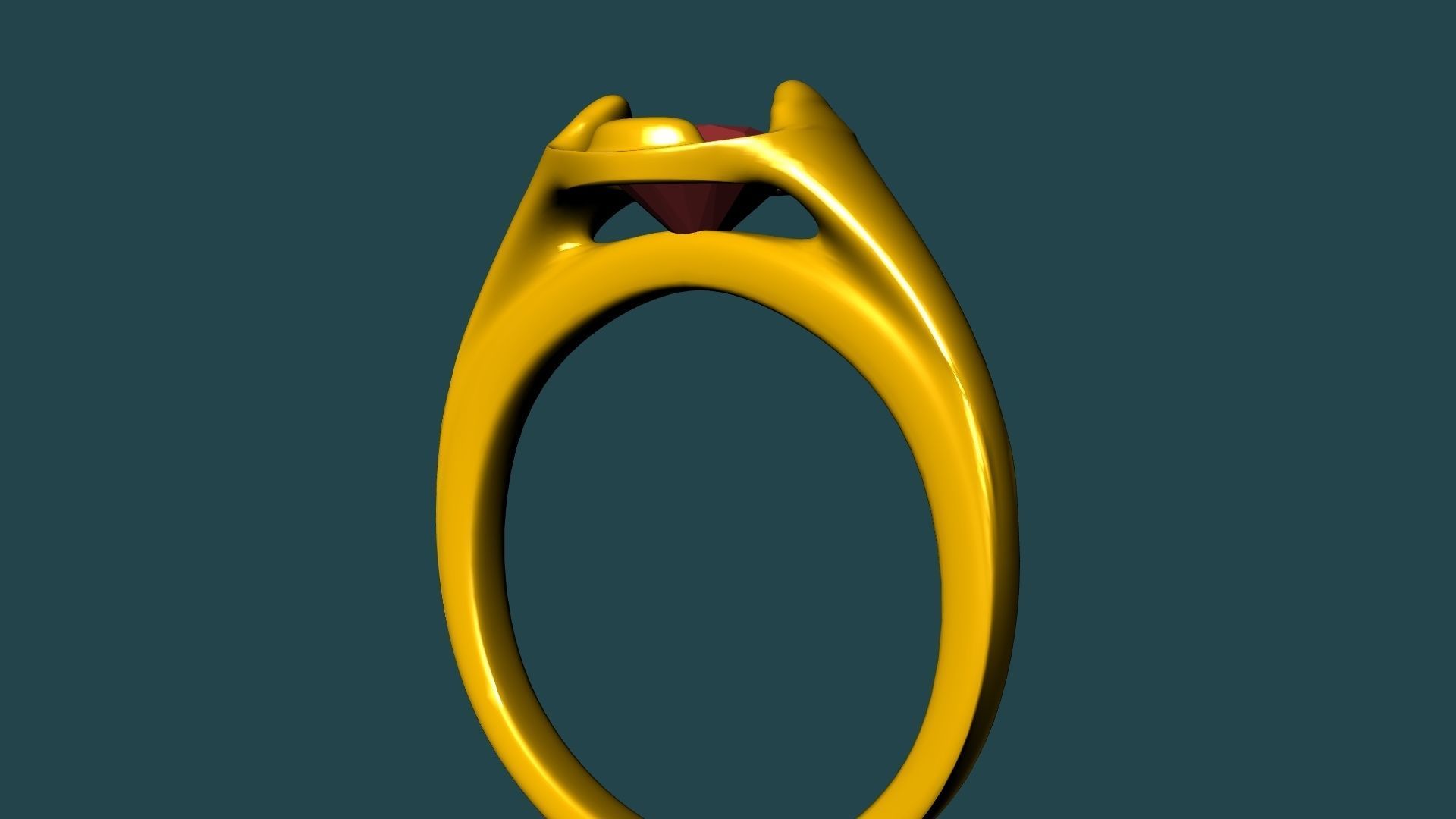 1 Carat Diamond Ring stl verified 3D print model_20