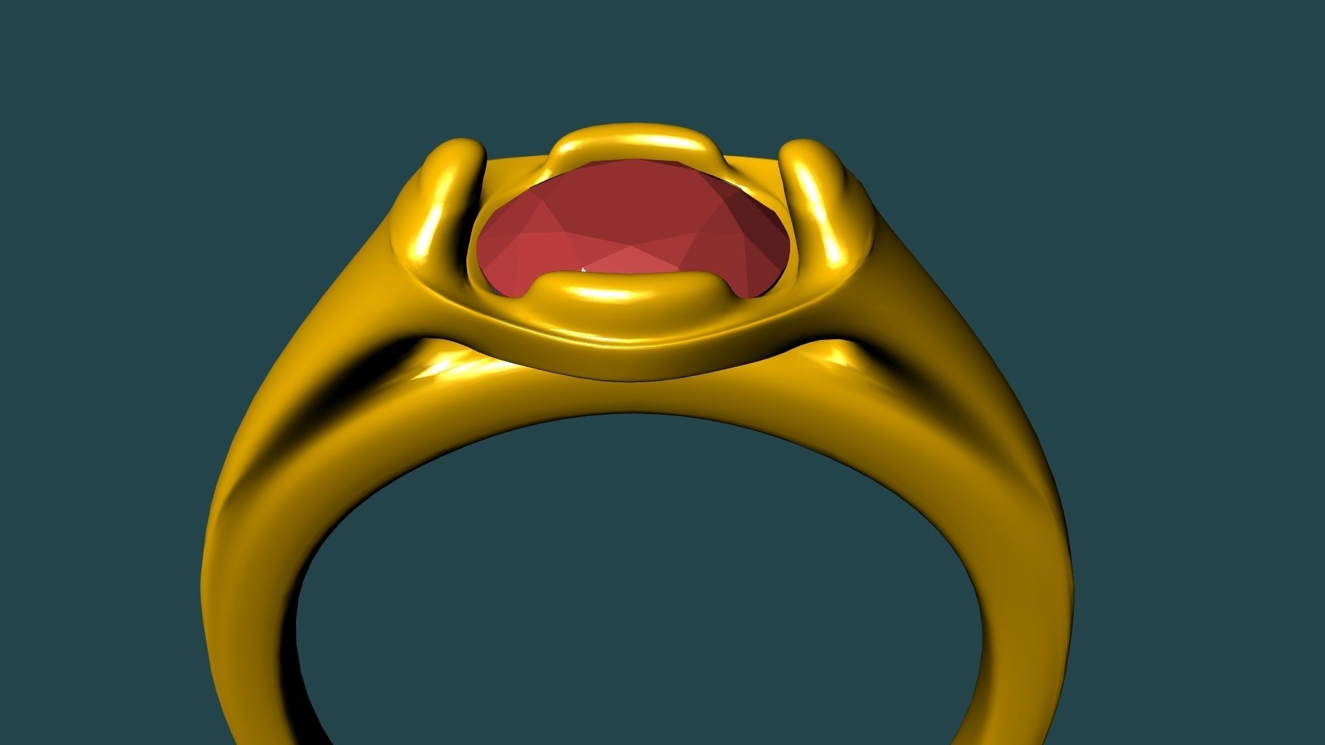 1 Carat Diamond Ring stl verified 3D print model_19