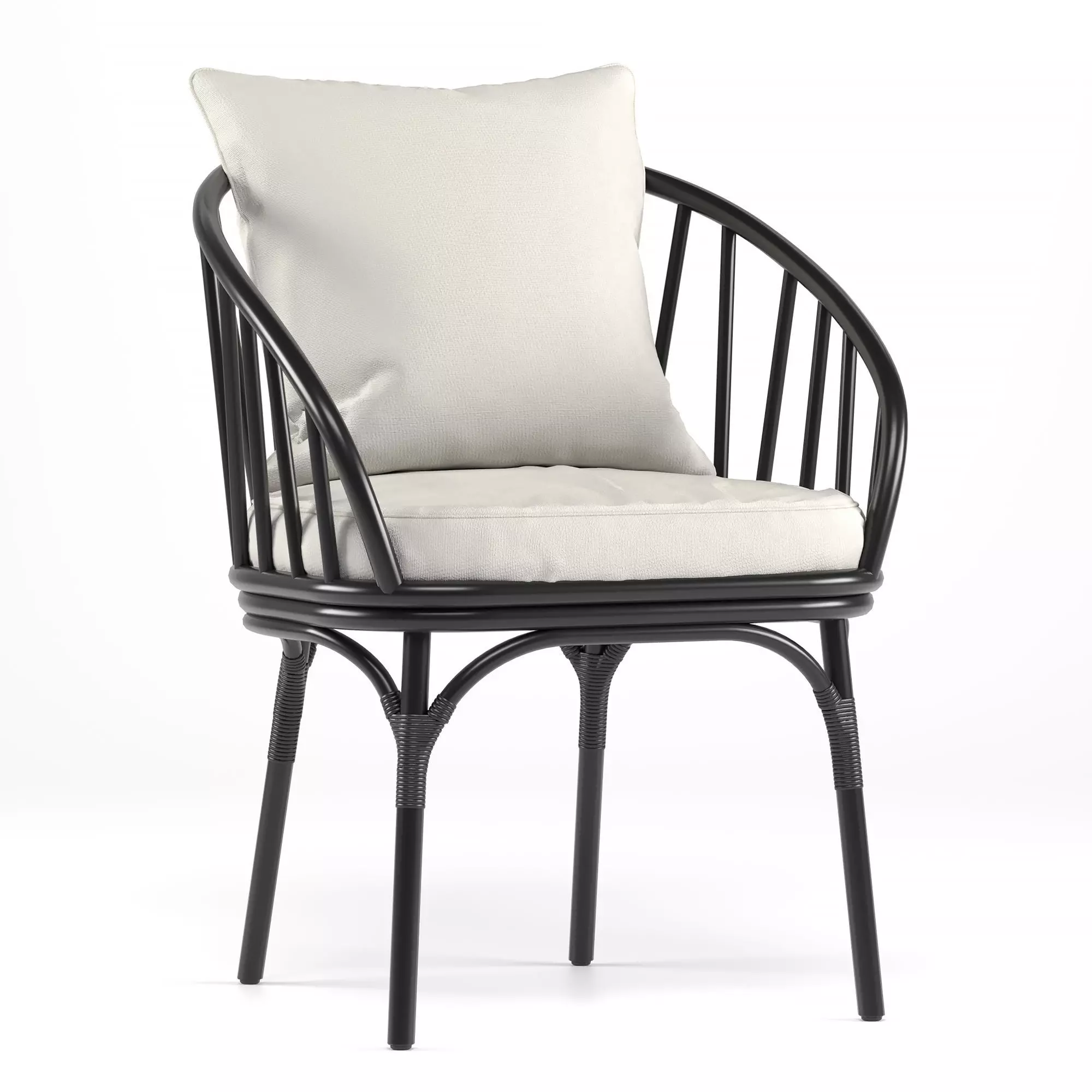 KYOTO ALU ARMCHAIR 3D model