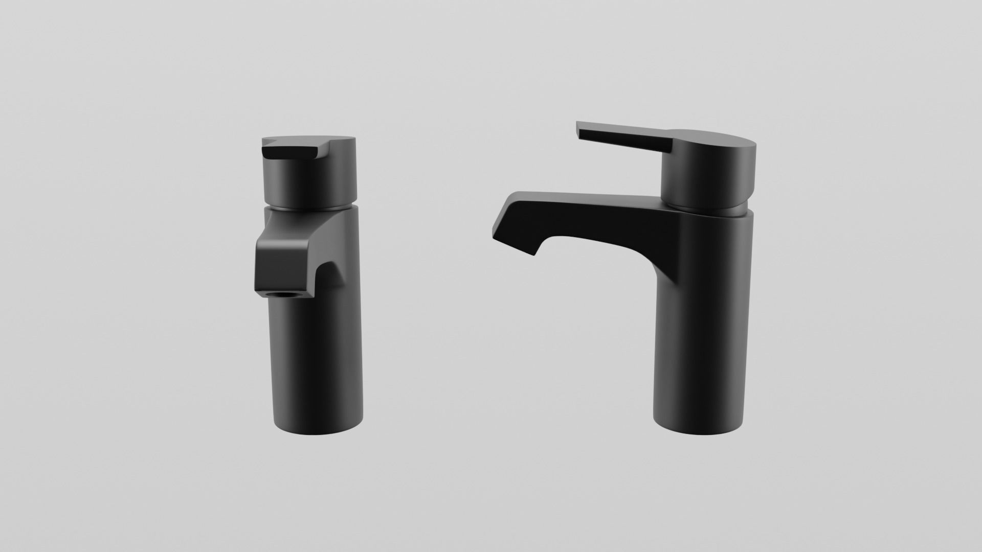 Bathroom  Low-poly 3D model_7