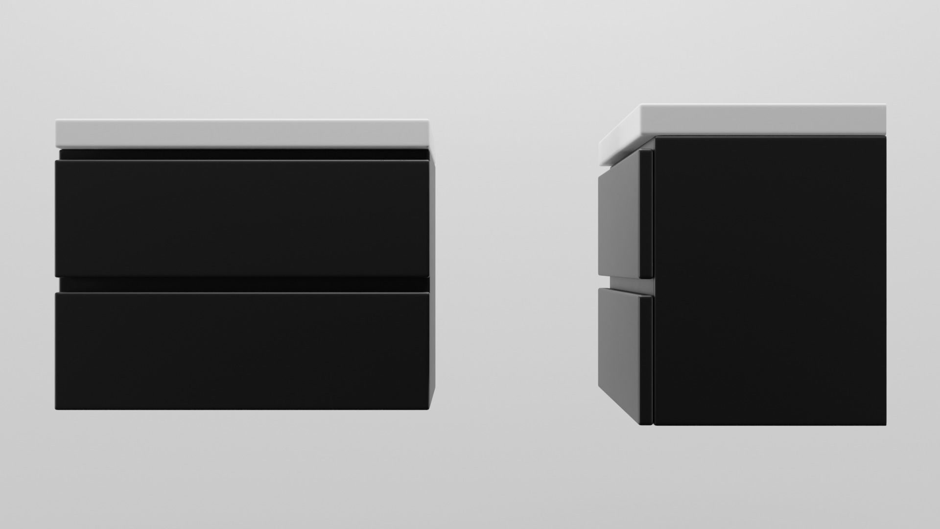 Bathroom  Low-poly 3D model_6