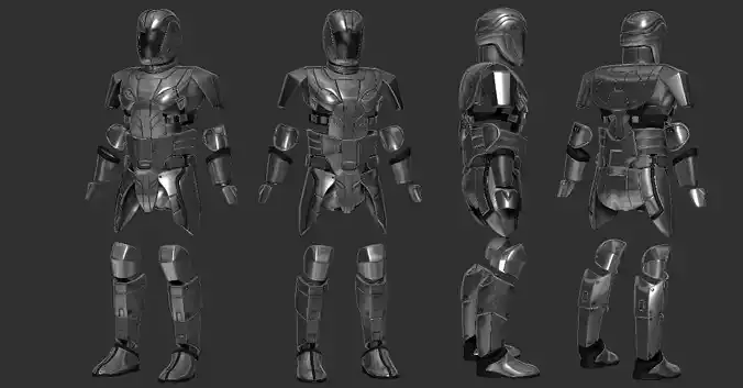 Sith Trooper - KOTOR One12 Scale Armor STL Files 3D print model