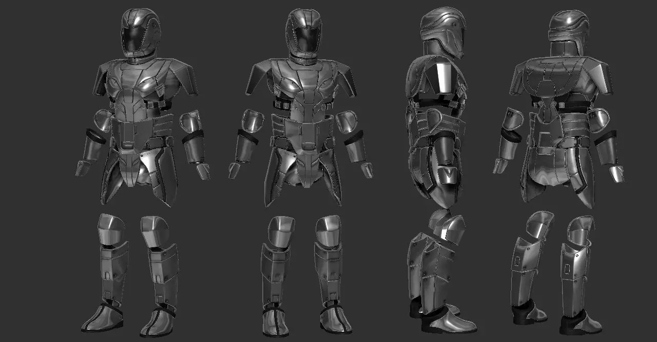 Sith Trooper - KOTOR One12 Scale Armor STL Files 3D print model