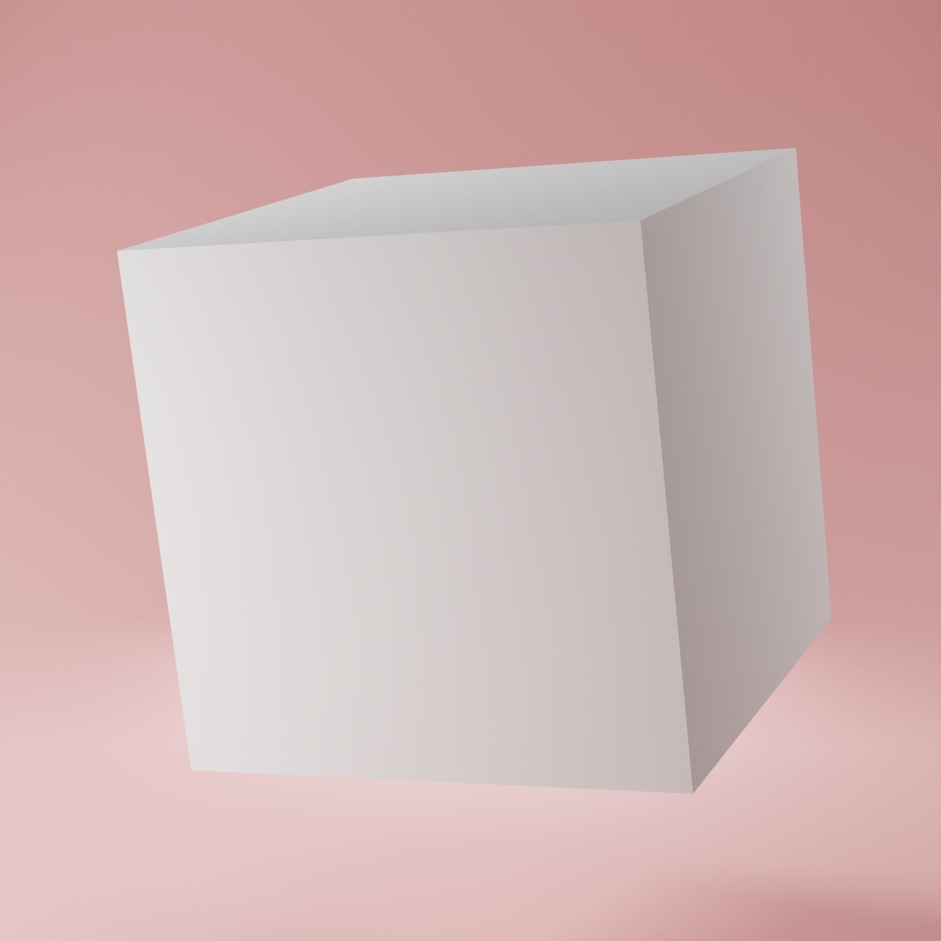 Default Cube Free low-poly 3D model_4