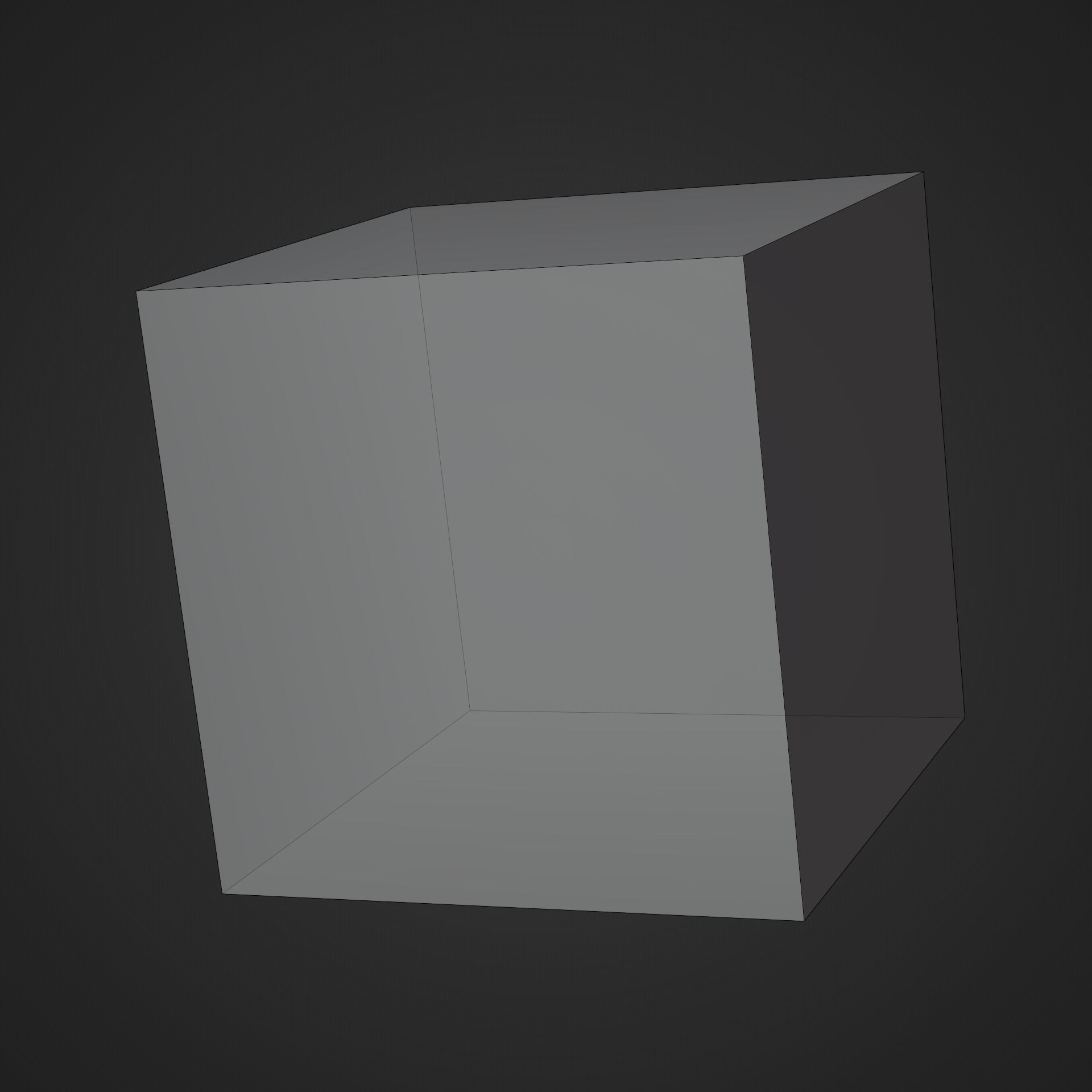 Default Cube Free low-poly 3D model_5