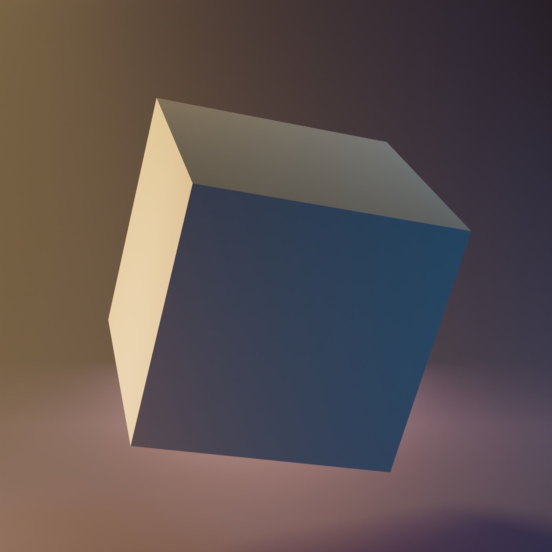 Default Cube Free low-poly 3D model_2