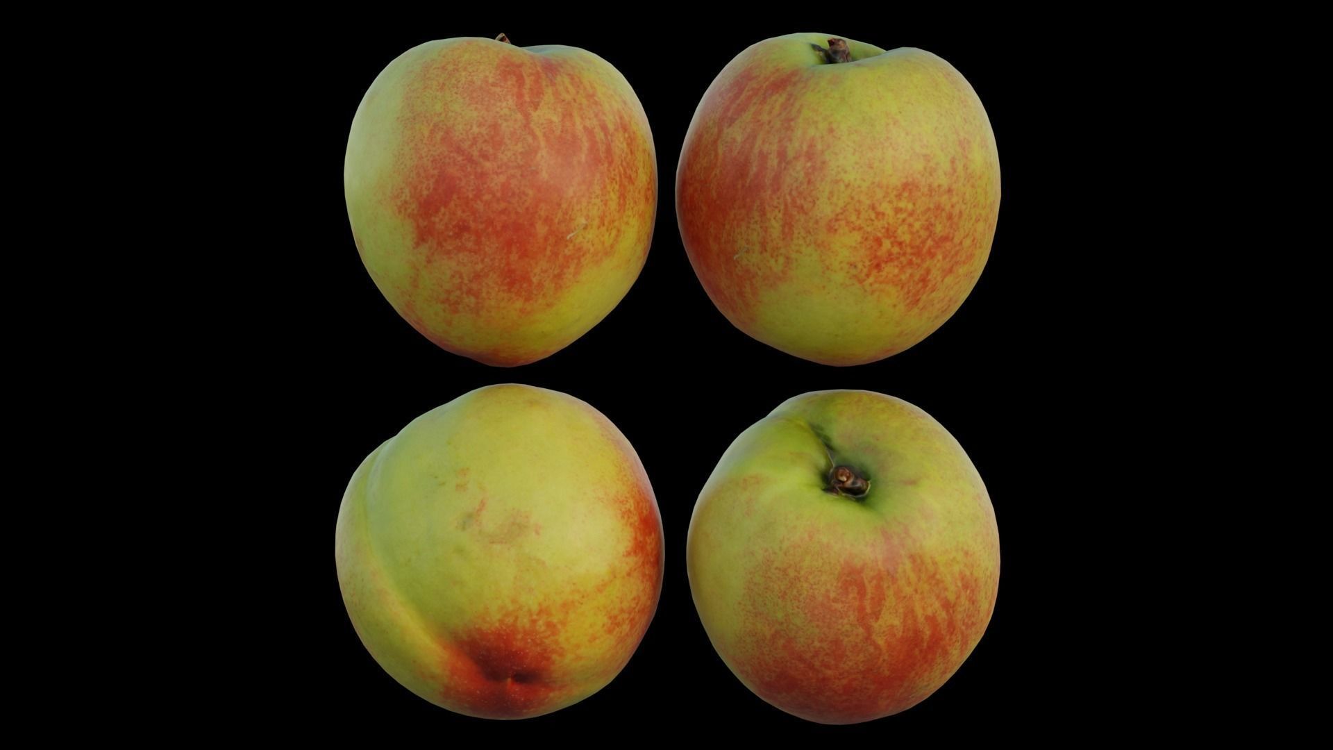 Peach 05 3D model_10