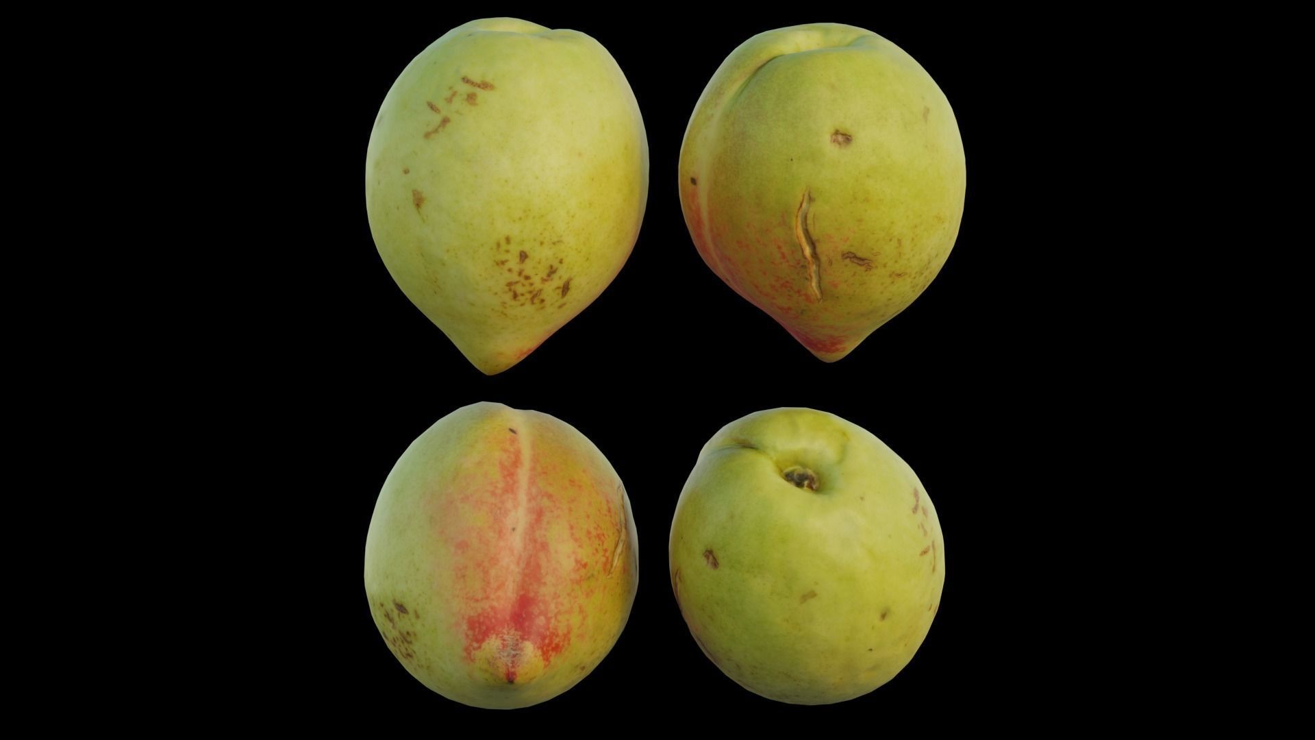 Peach 05 3D model_12