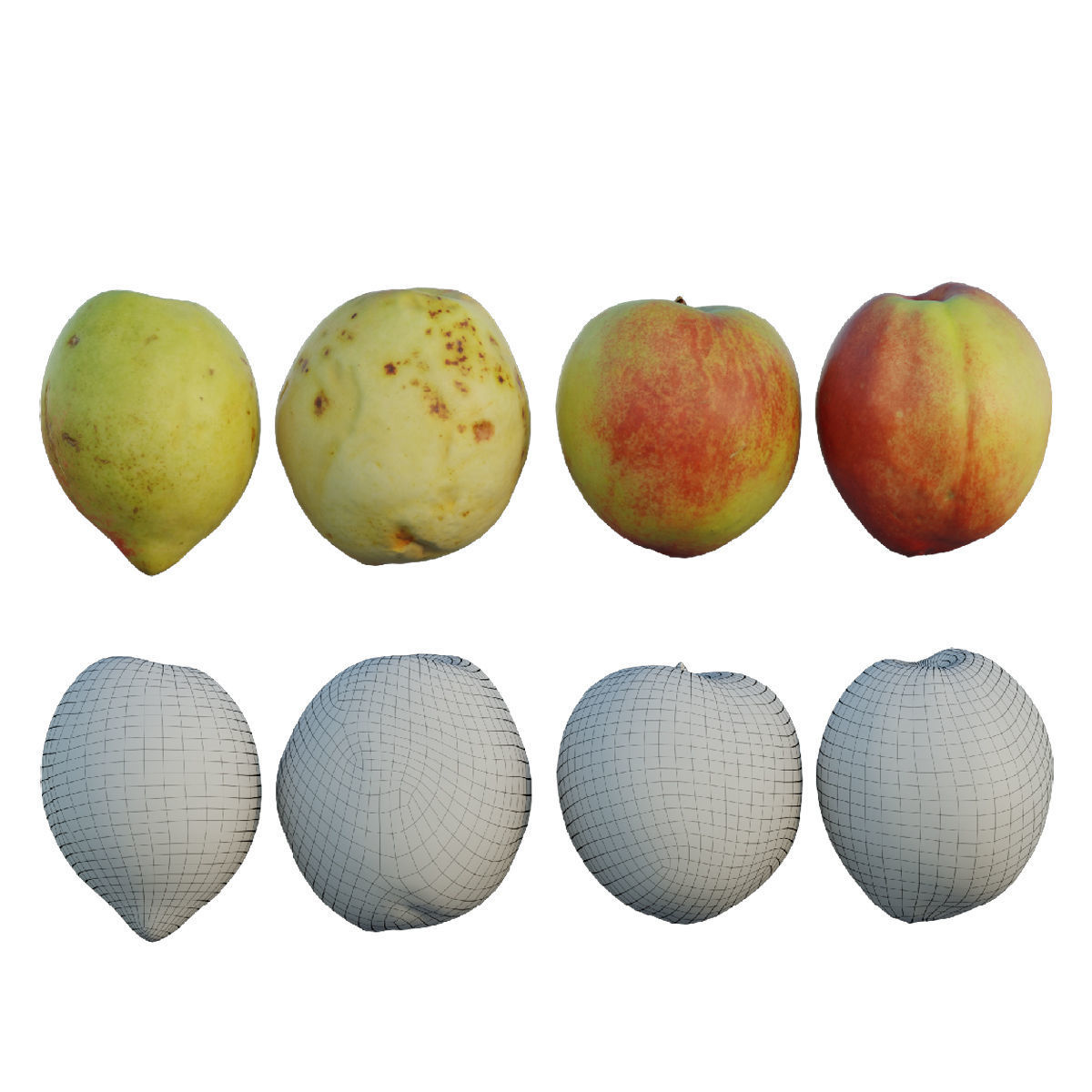 Peach 05 3D model_1
