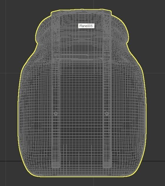 four dining table chairs Free 3D model_6