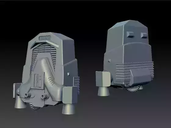 Imperial Jump Pack One12 and Full Size Props STL Combo