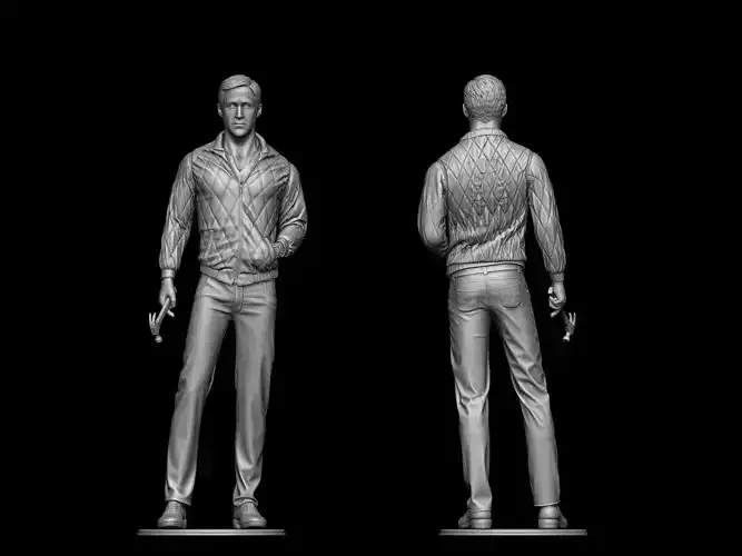 Ryan Gosling in Drive 3D print model