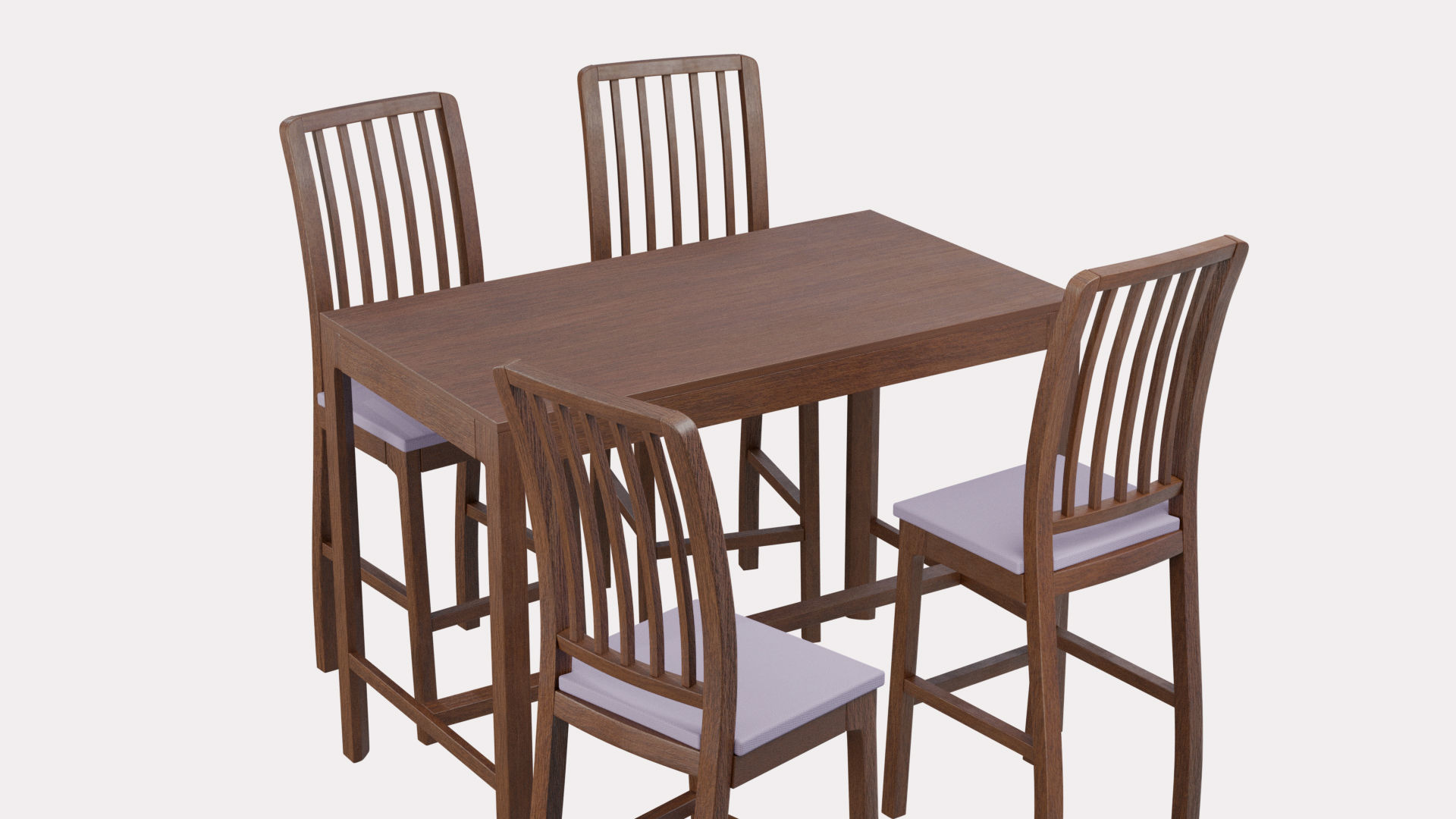 Bar table EKADALEN By IKEA 3D model_2