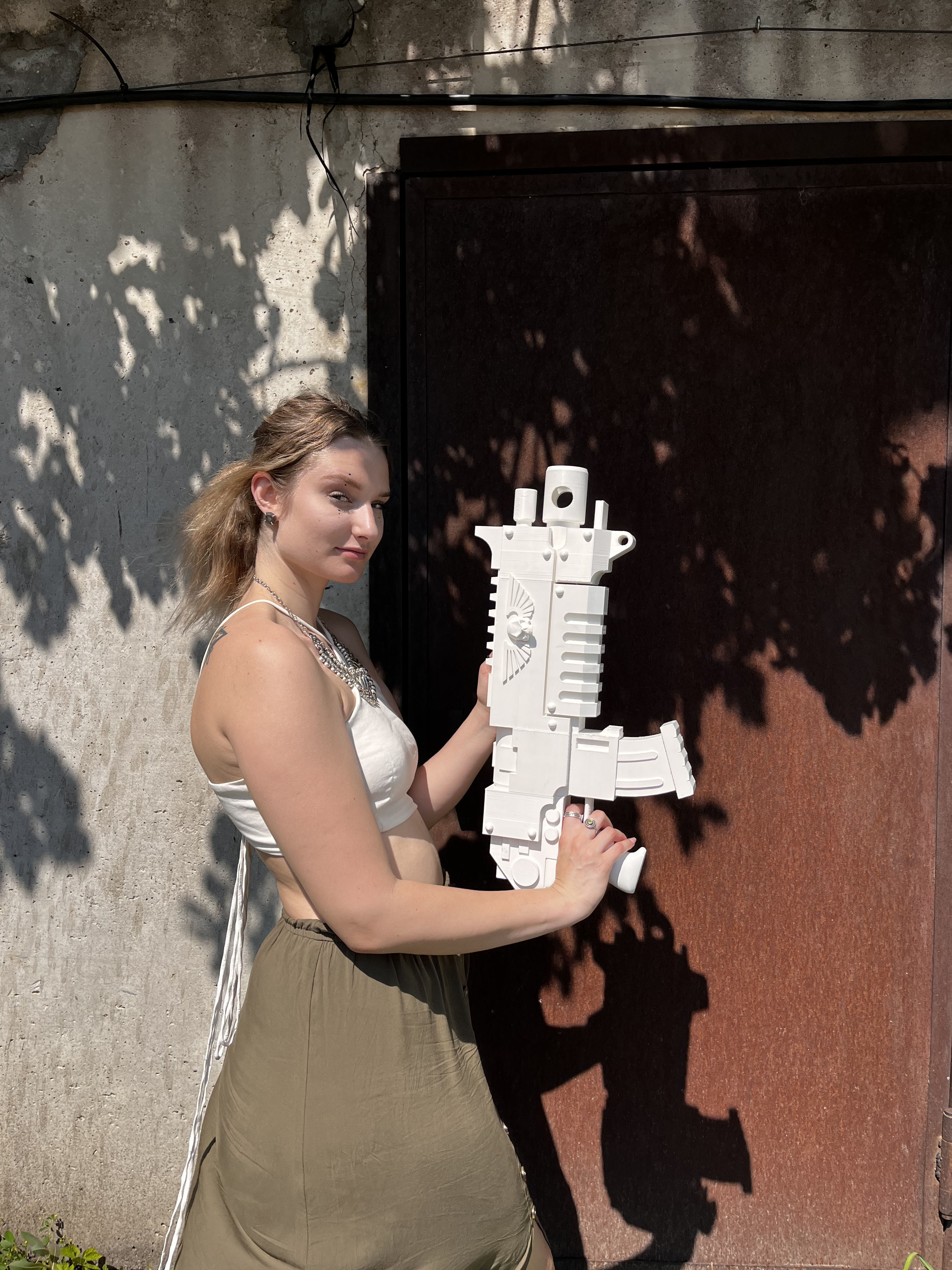 BOLTER WARHAMMER 40K SPACE MARINES COSPLAY PROP REPLICA 3D MODEL 3D print model_7