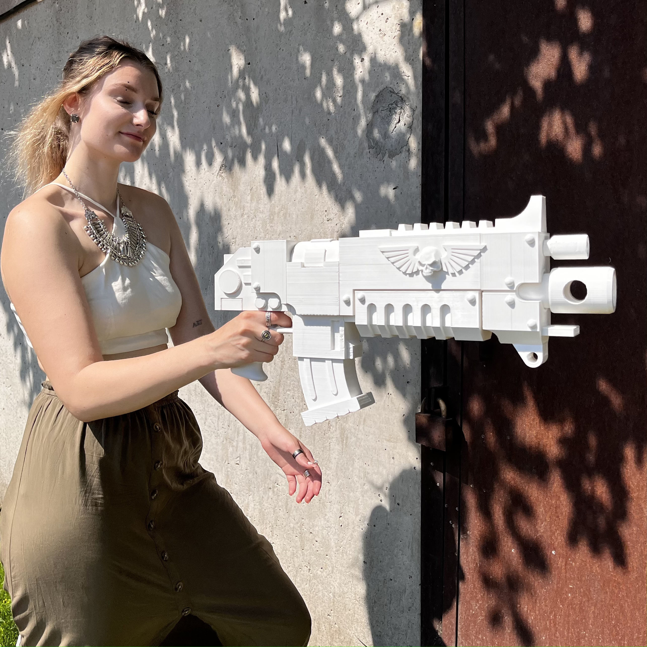 BOLTER WARHAMMER 40K SPACE MARINES COSPLAY PROP REPLICA 3D MODEL 3D print model_5