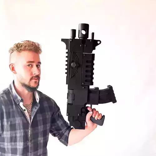 BOLTER WARHAMMER 40K SPACE MARINES COSPLAY PROP REPLICA 3D MODEL 3D print model
